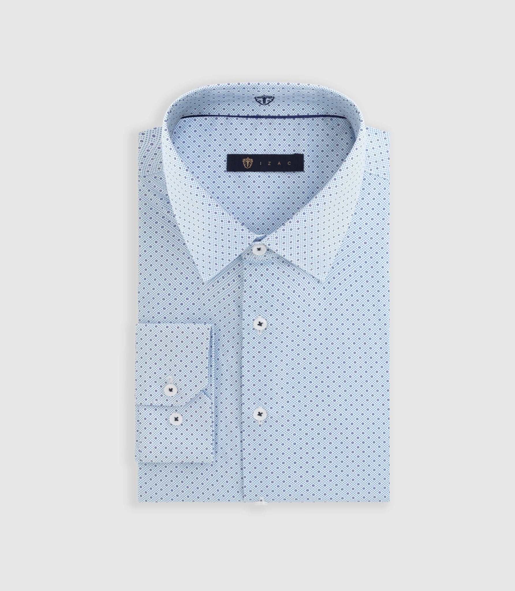 Chemise à imprimé micro motif ciel "Divine" - Image 3