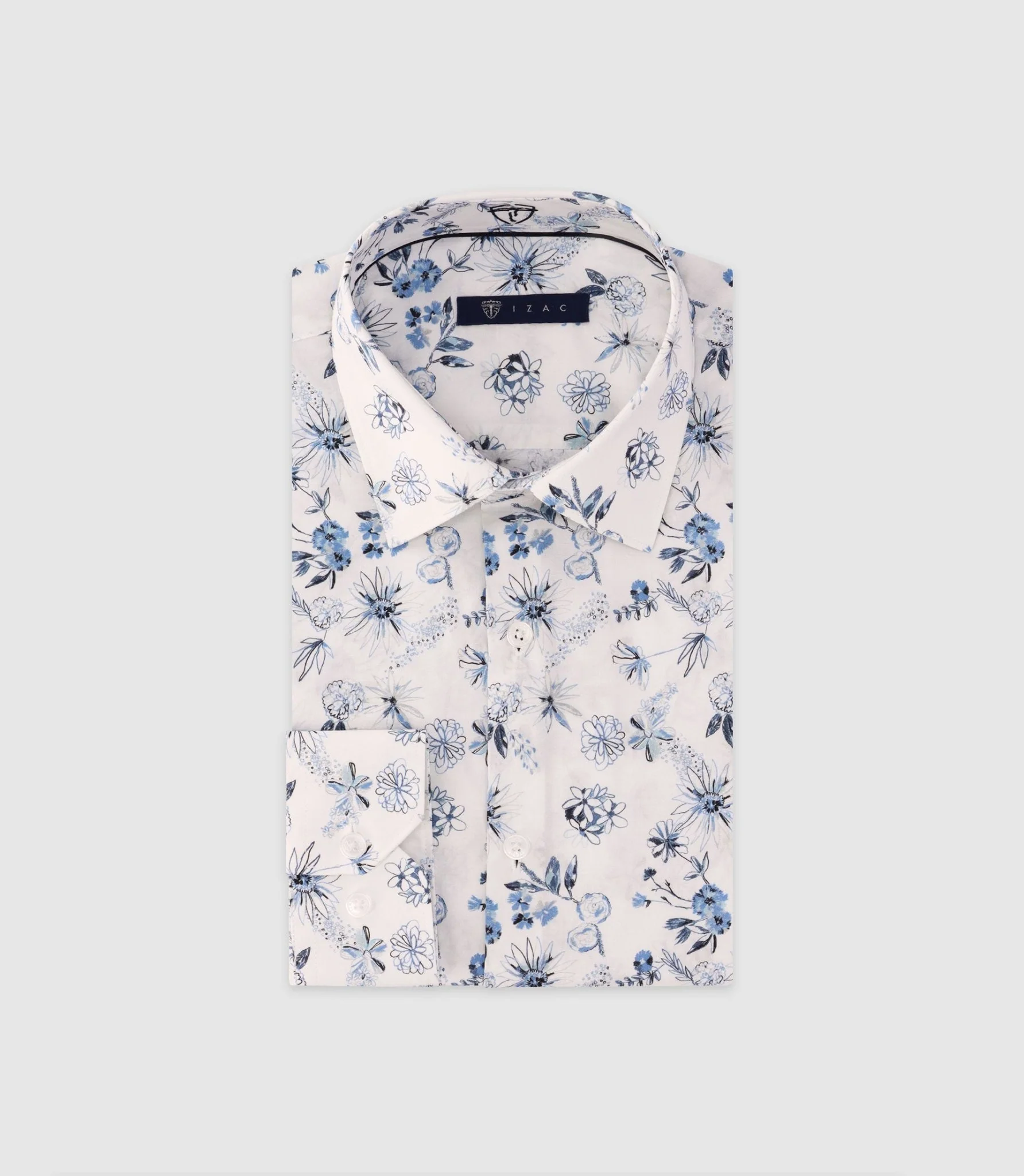 Chemise ajustée blanche