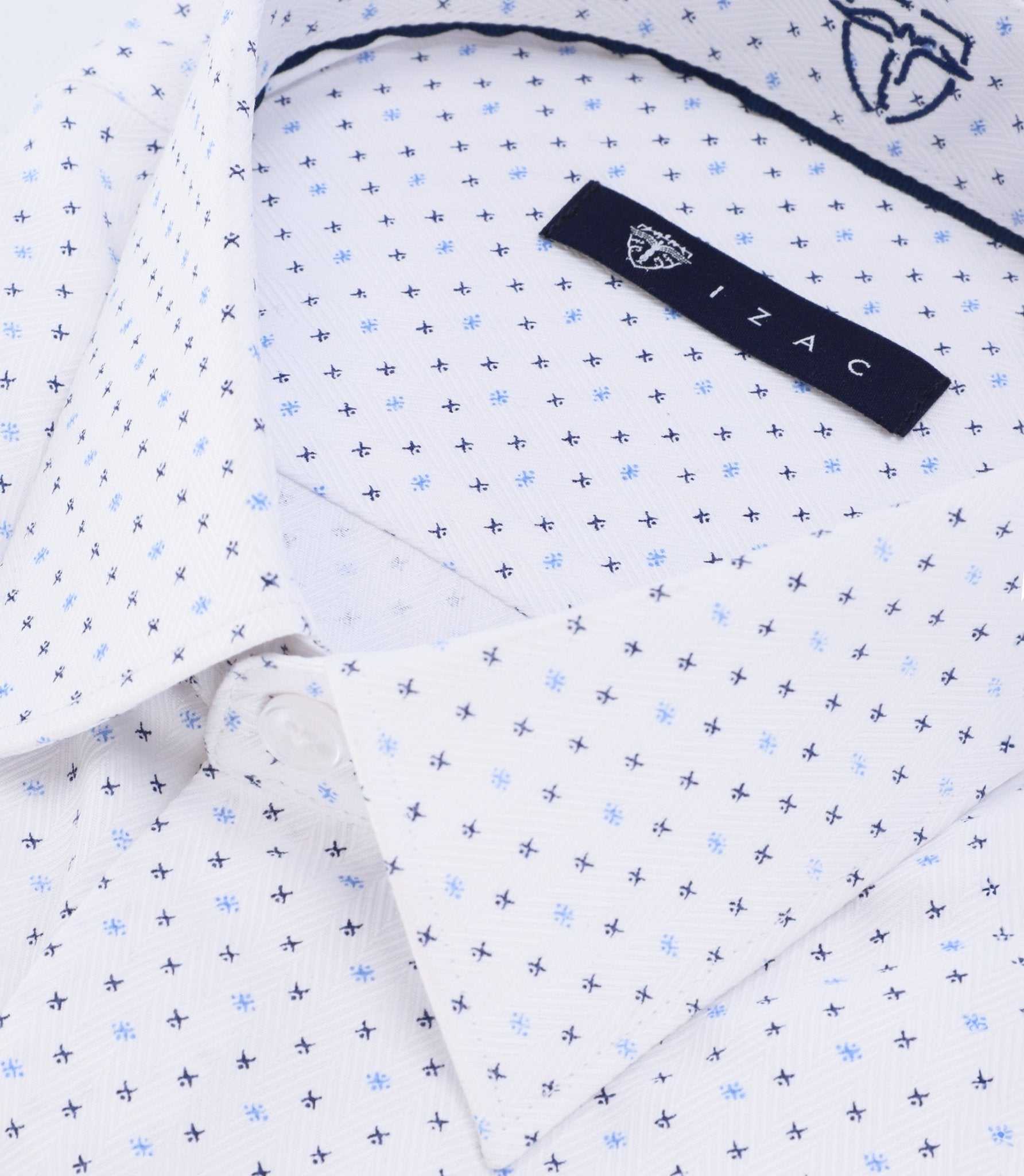 Chemise avec motifs blanche - Image 2