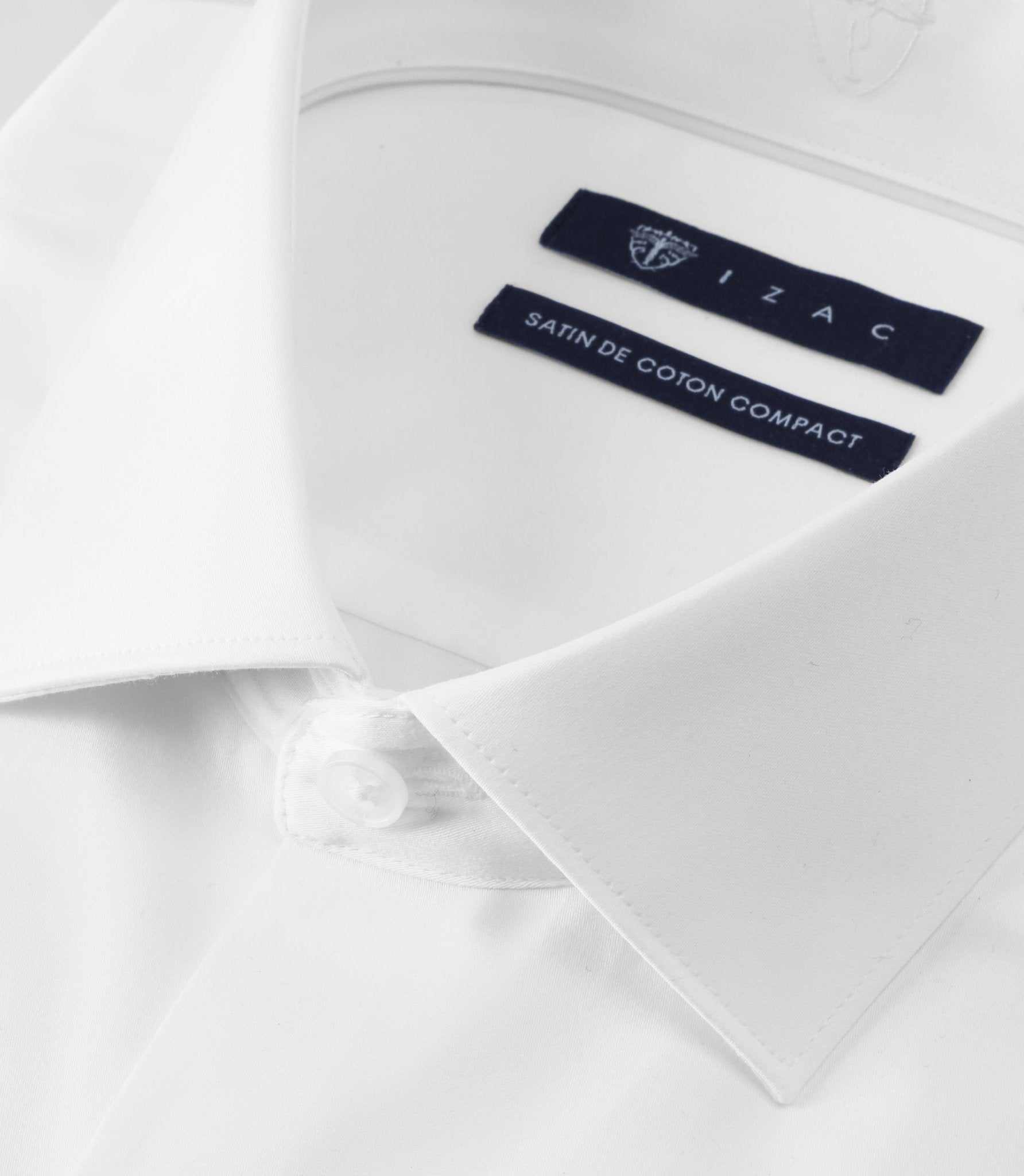 Chemise col italien blanche - Image 2