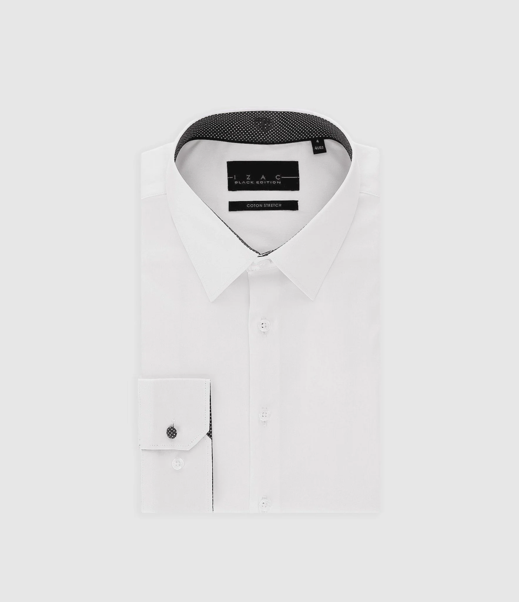 Chemise slim unie blanche