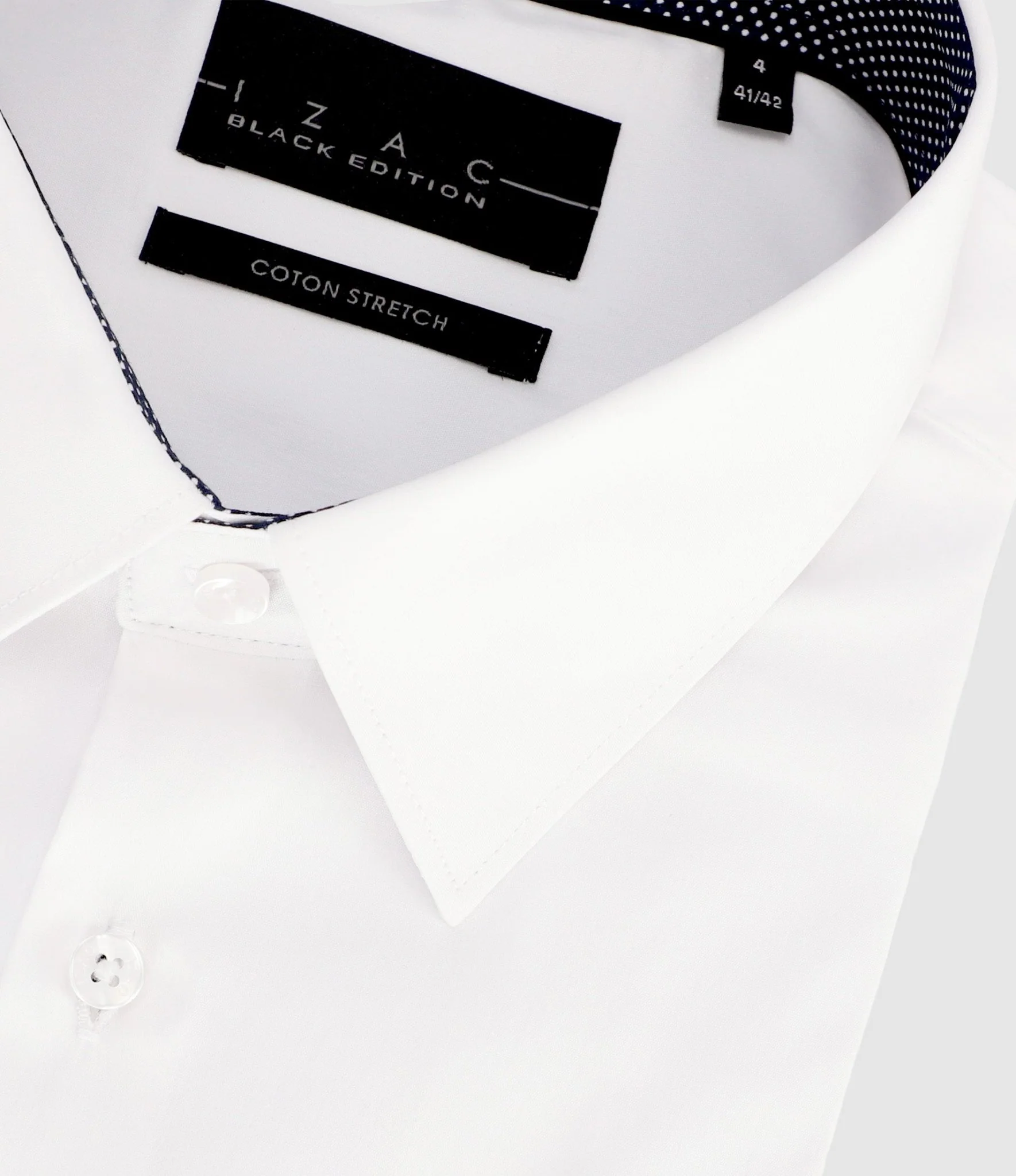 Chemise slim unie blanche - Image 2