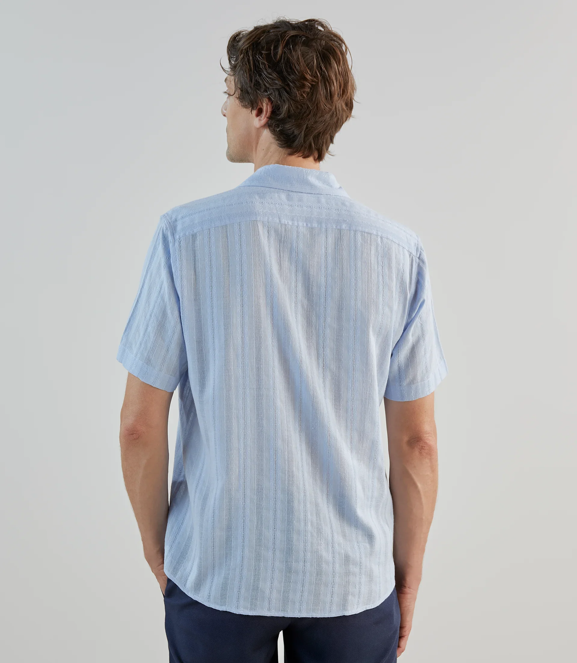 Chemise brodée ciel - Image 4