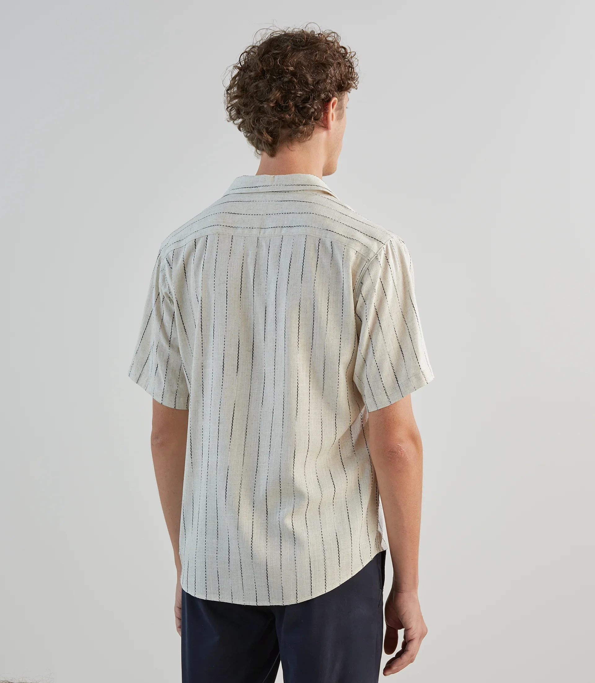 Chemise brodée naturel - Image 4