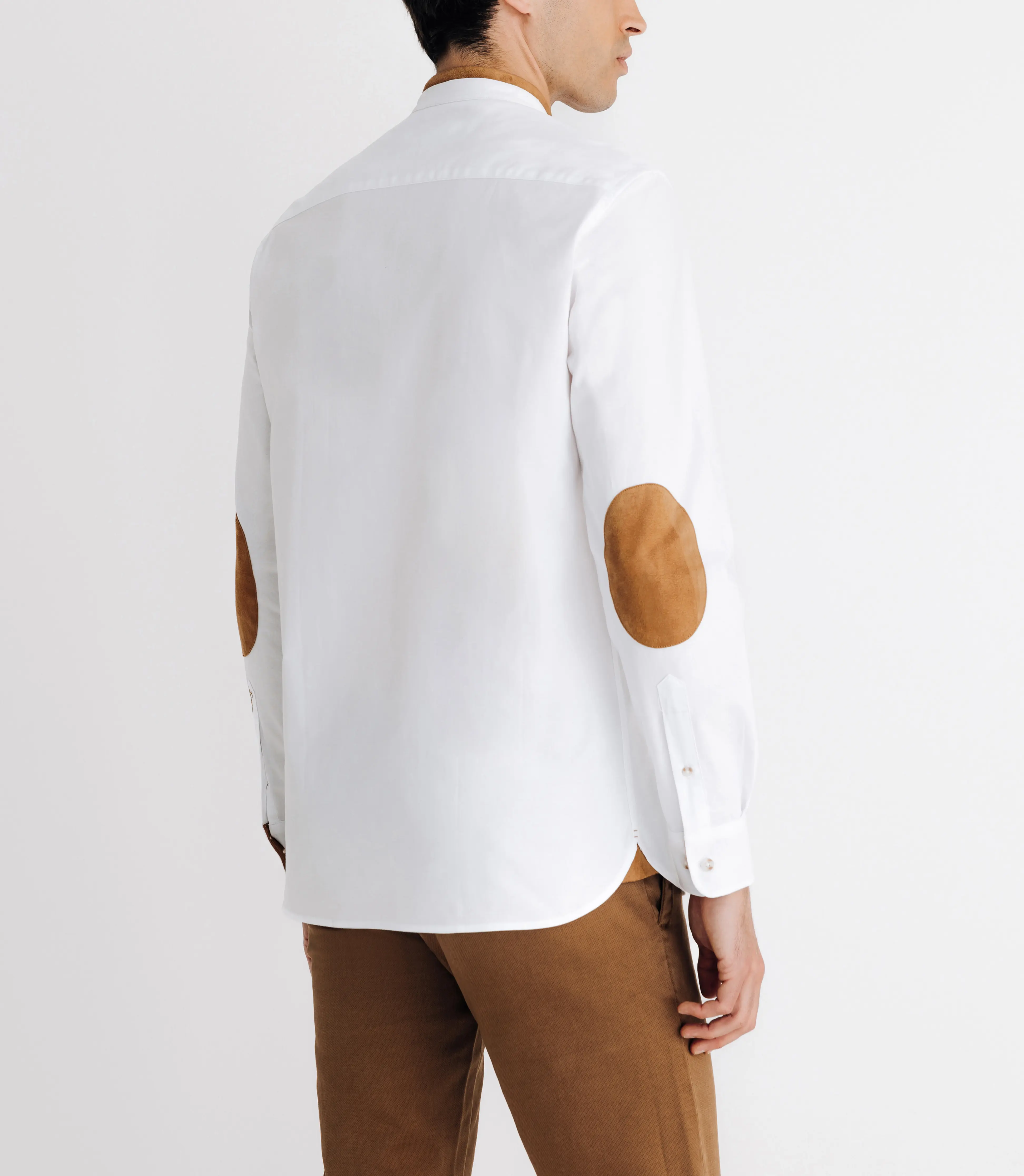 Chemise à coudières blanche - Image 4