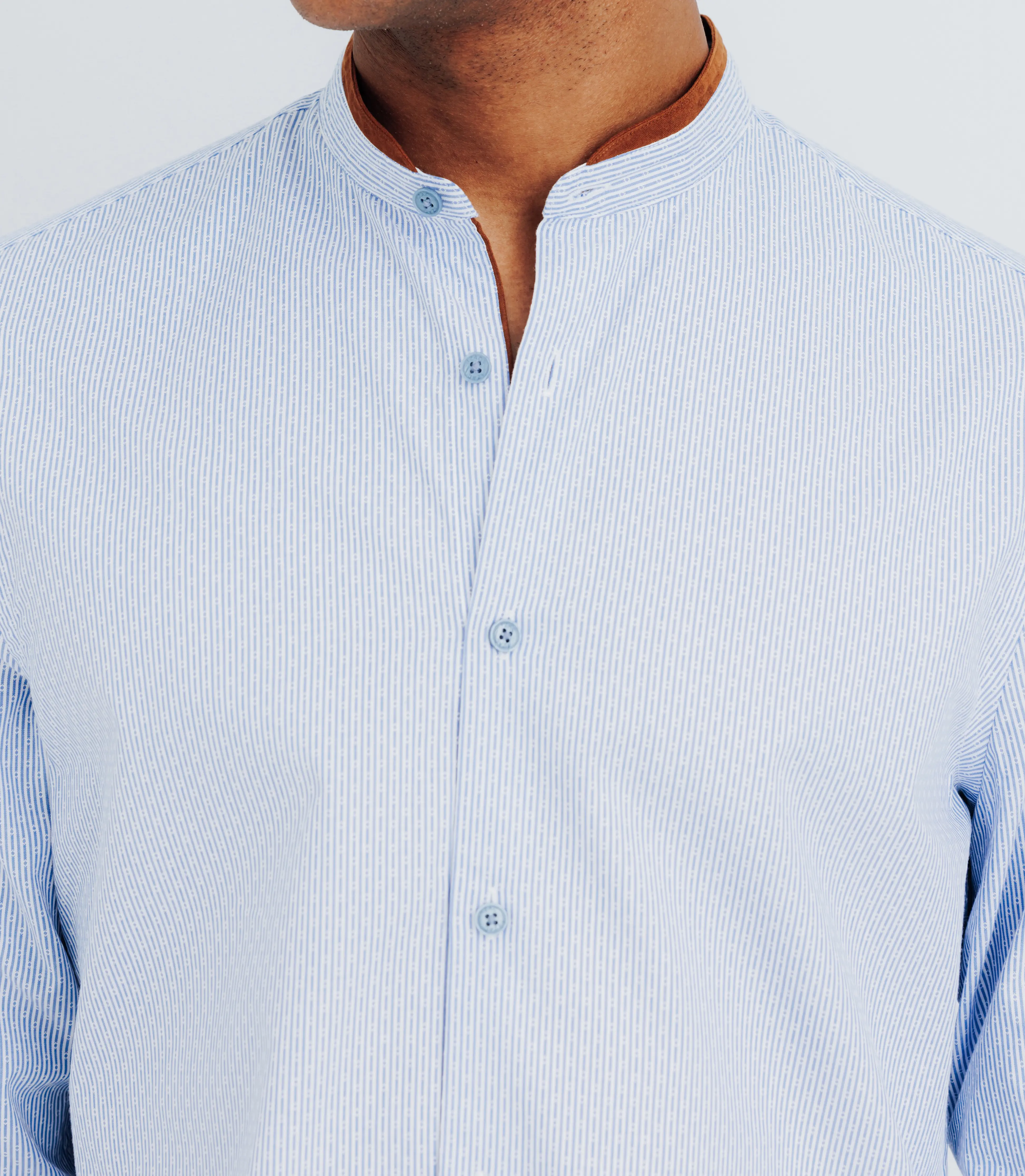 Chemise casual bleue - Image 3
