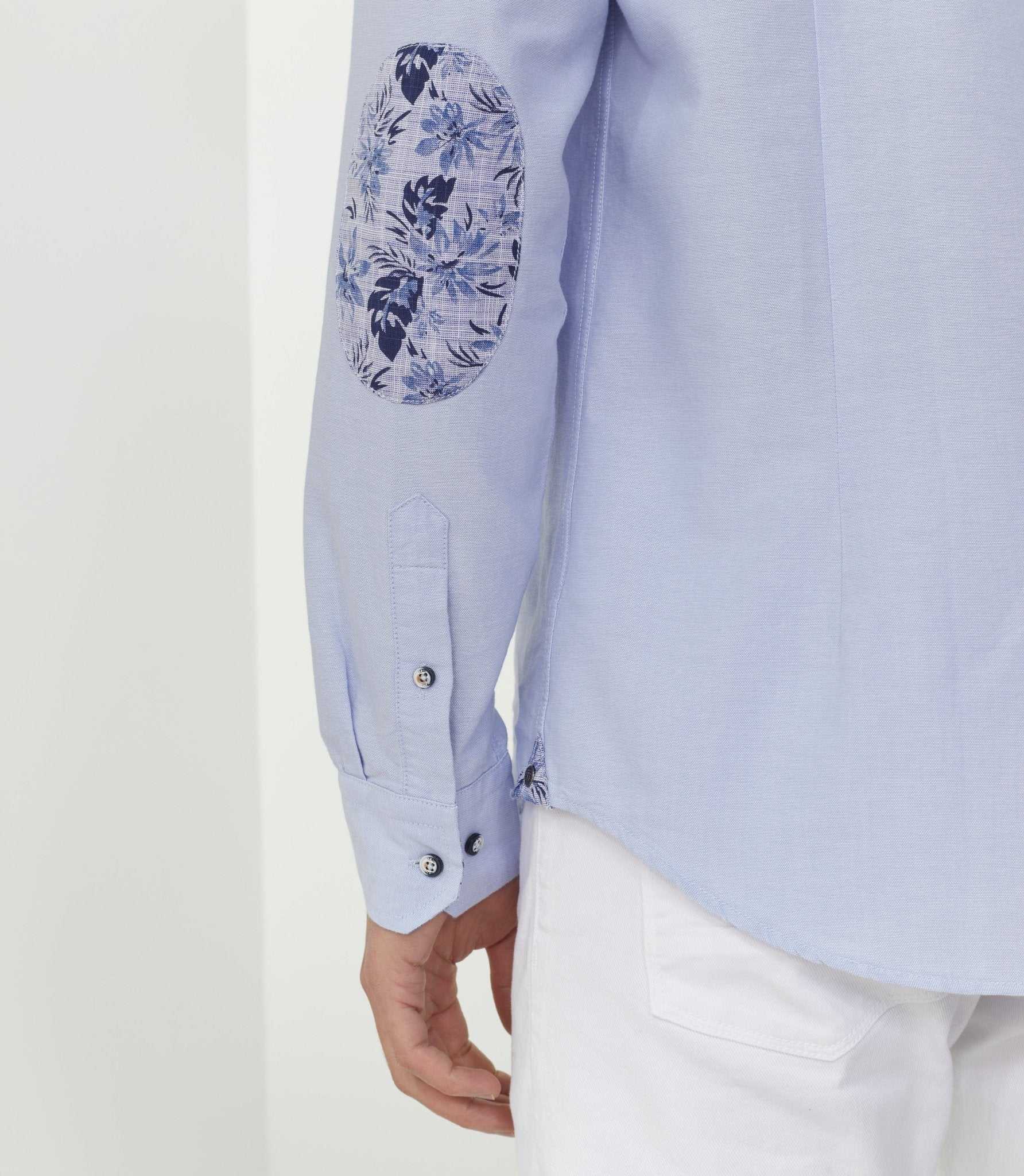 Chemise casual bleu ciel "Sara" - Image 3