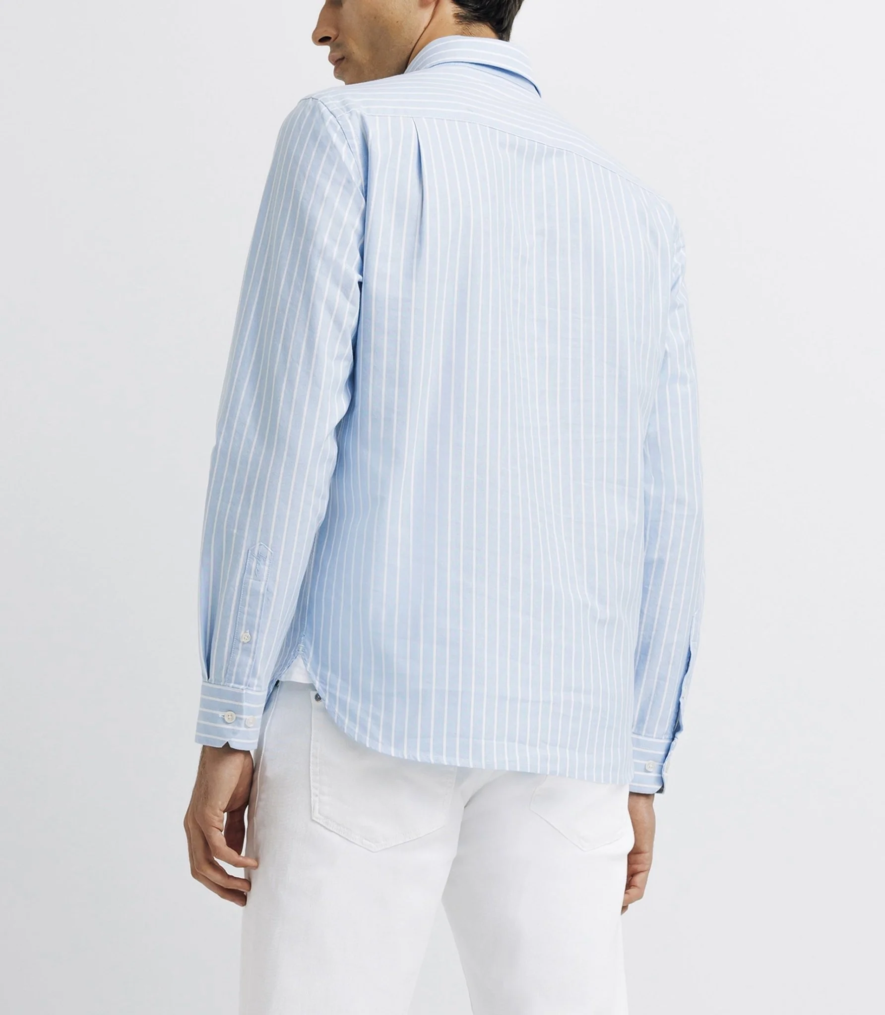 Chemise casual polo ciel - Image 2