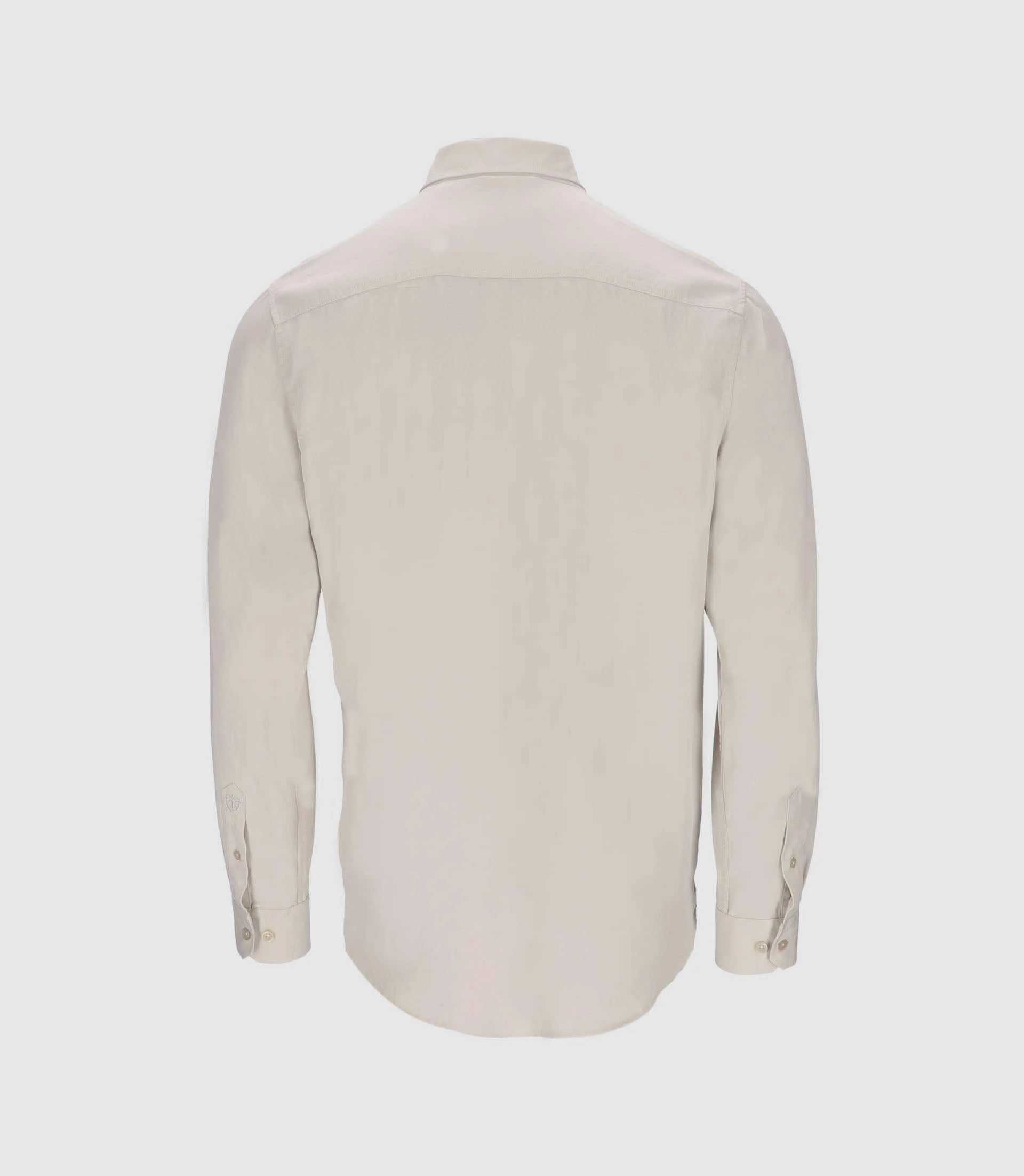 Chemise unie casual mastic JULIEN - Image 2