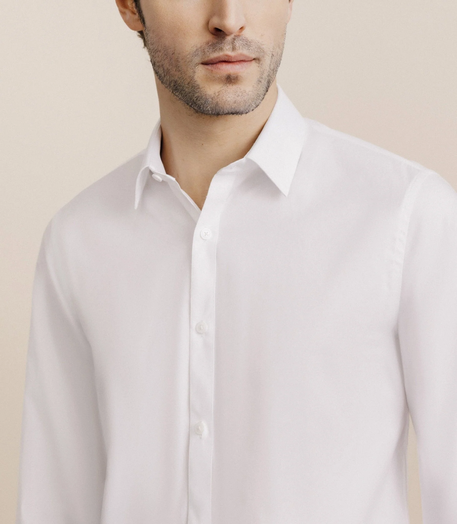 Chemise col français blanche - Image 2