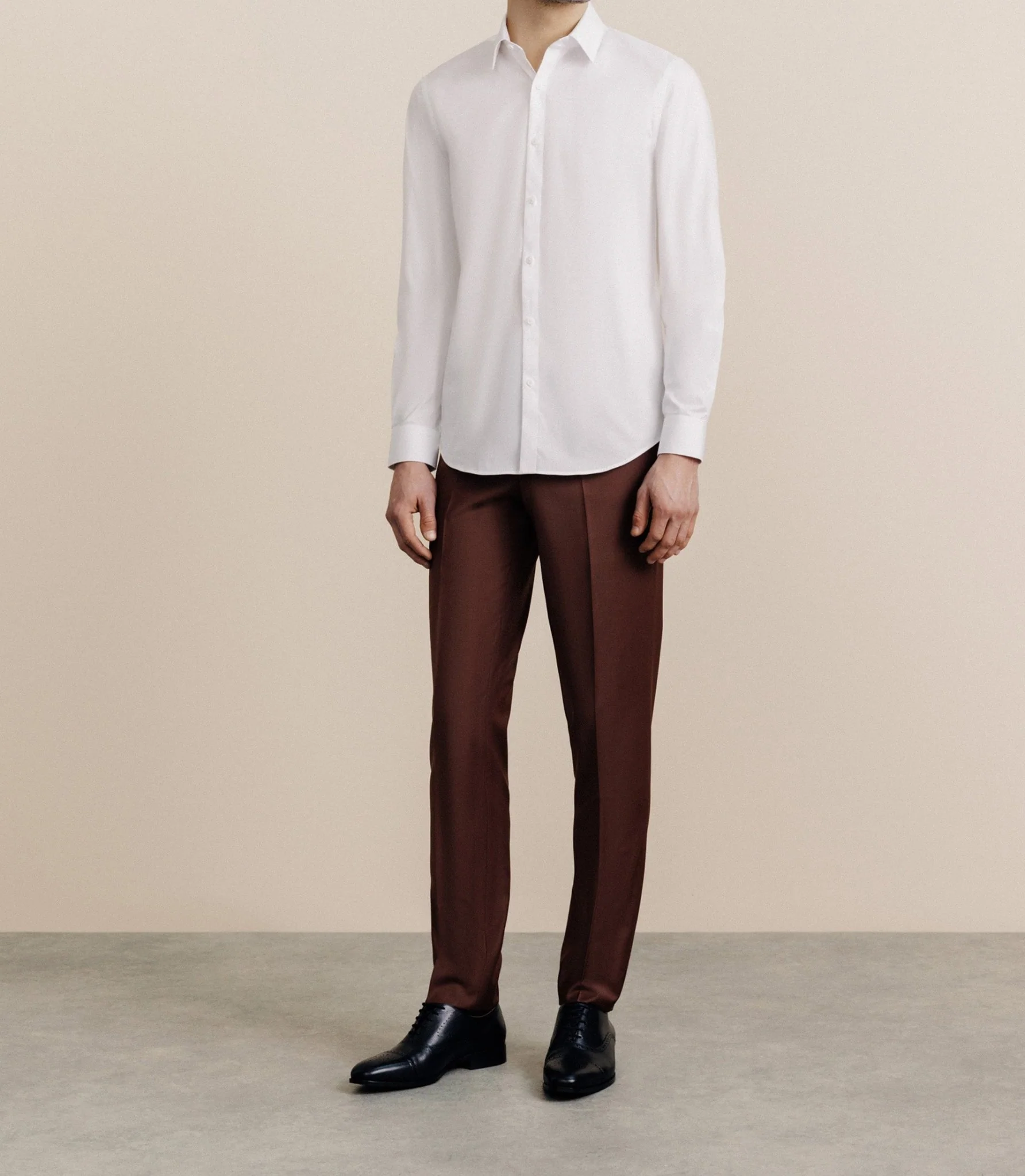 Chemise col français blanche - Image 3