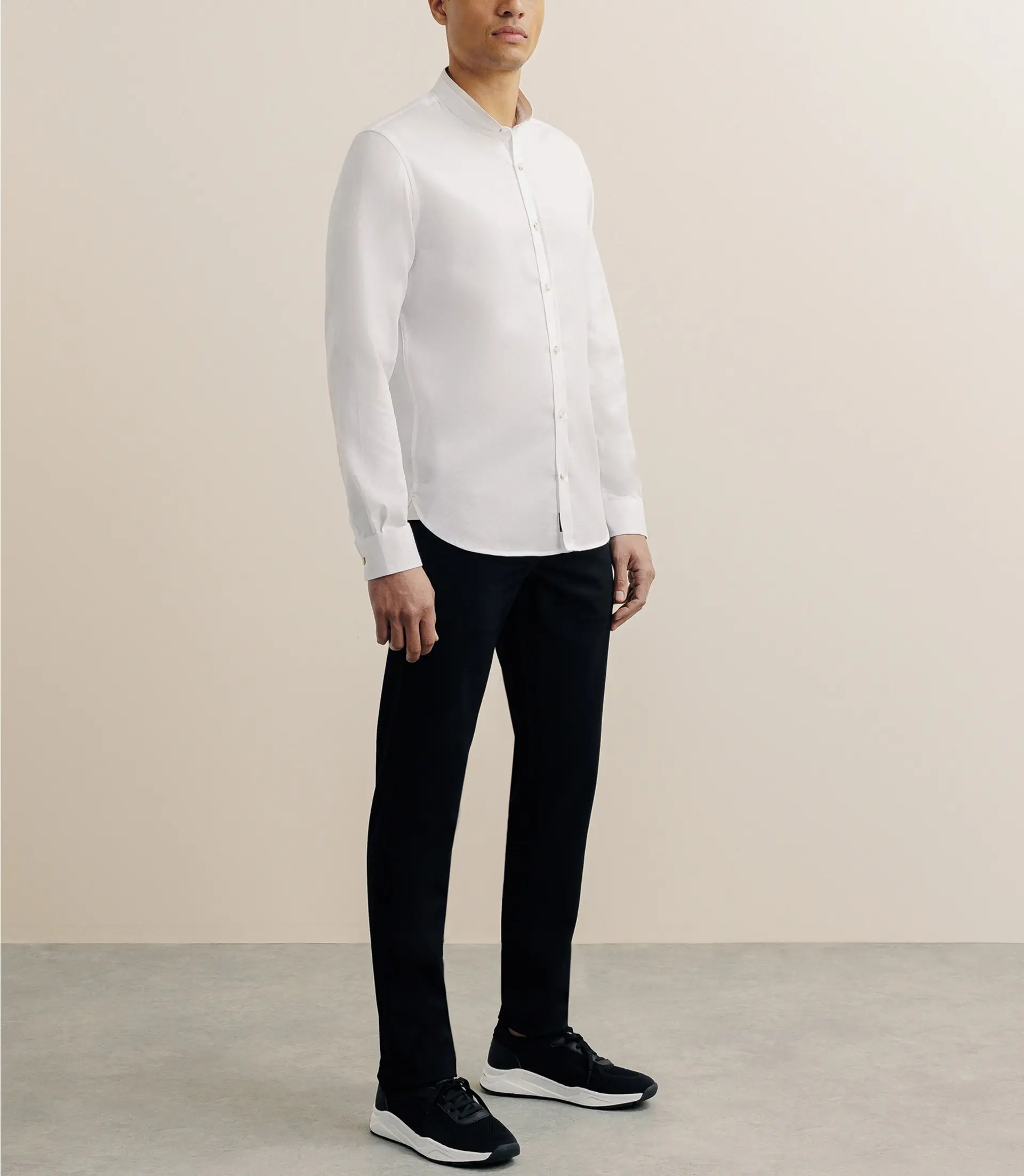 Chemise col mao blanche - Image 3