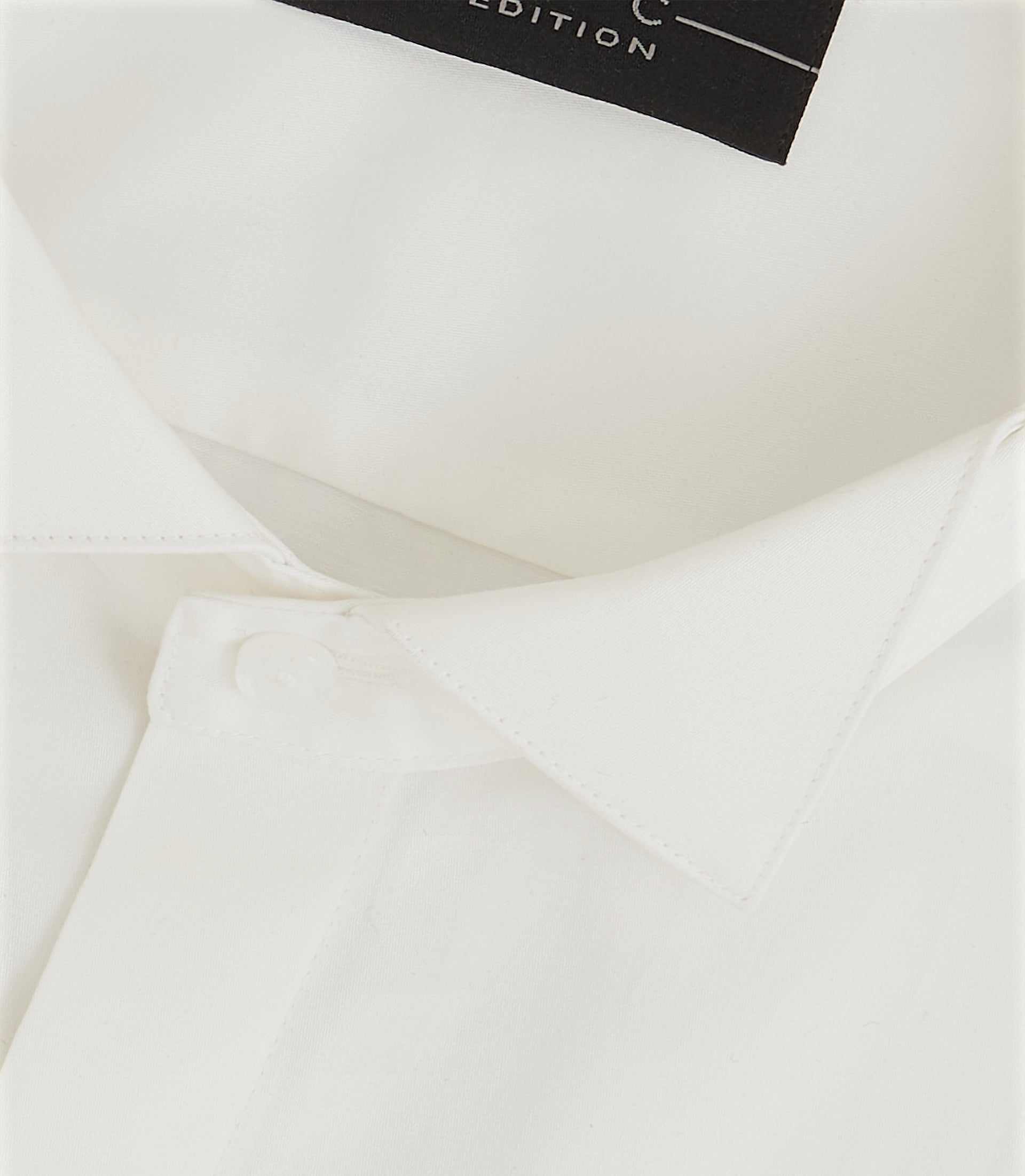Chemise de cérémonie en satin écru "Metaphor" - Image 2