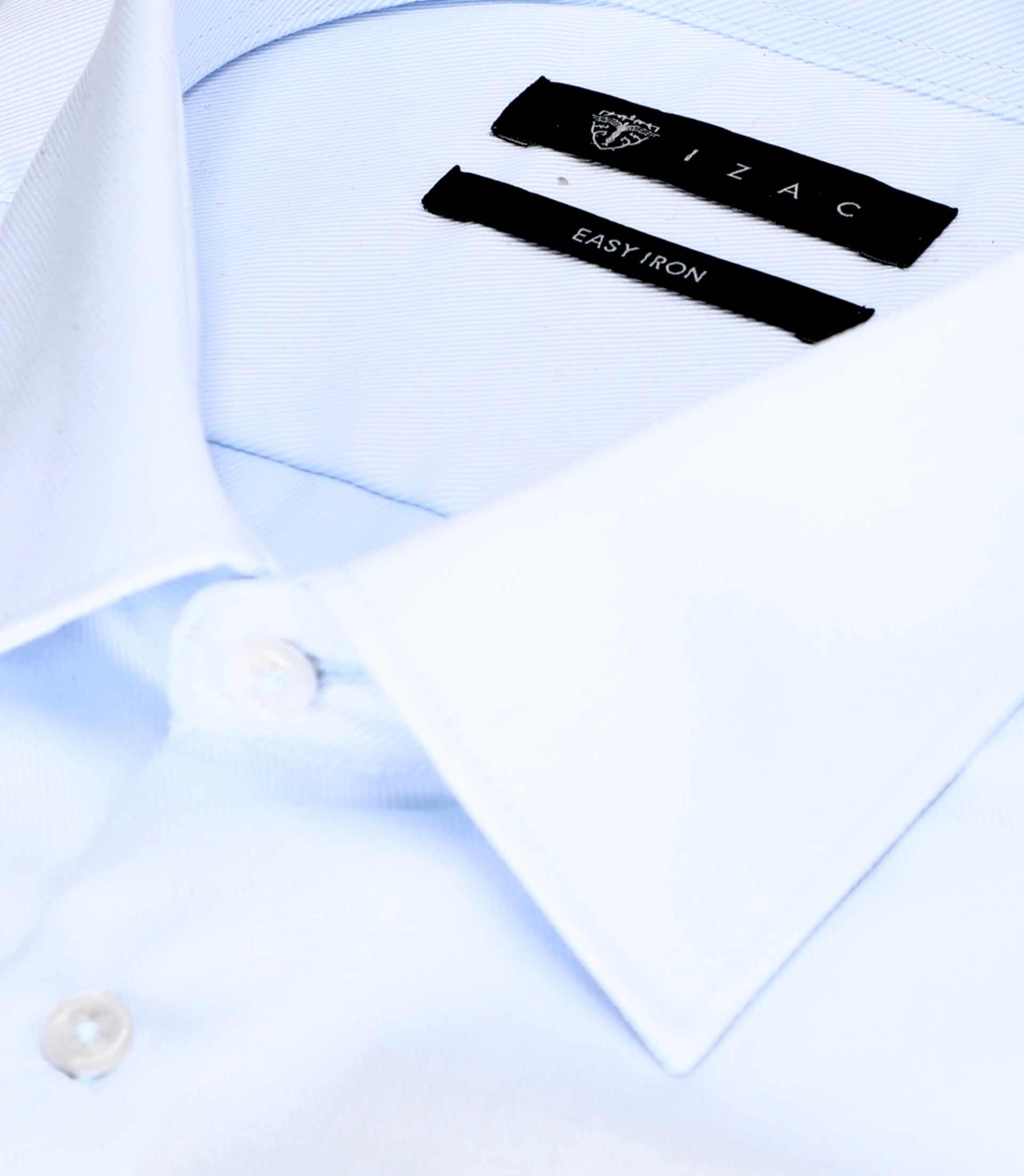 Chemise Easy Iron bleu clair MEDDY - Image 3