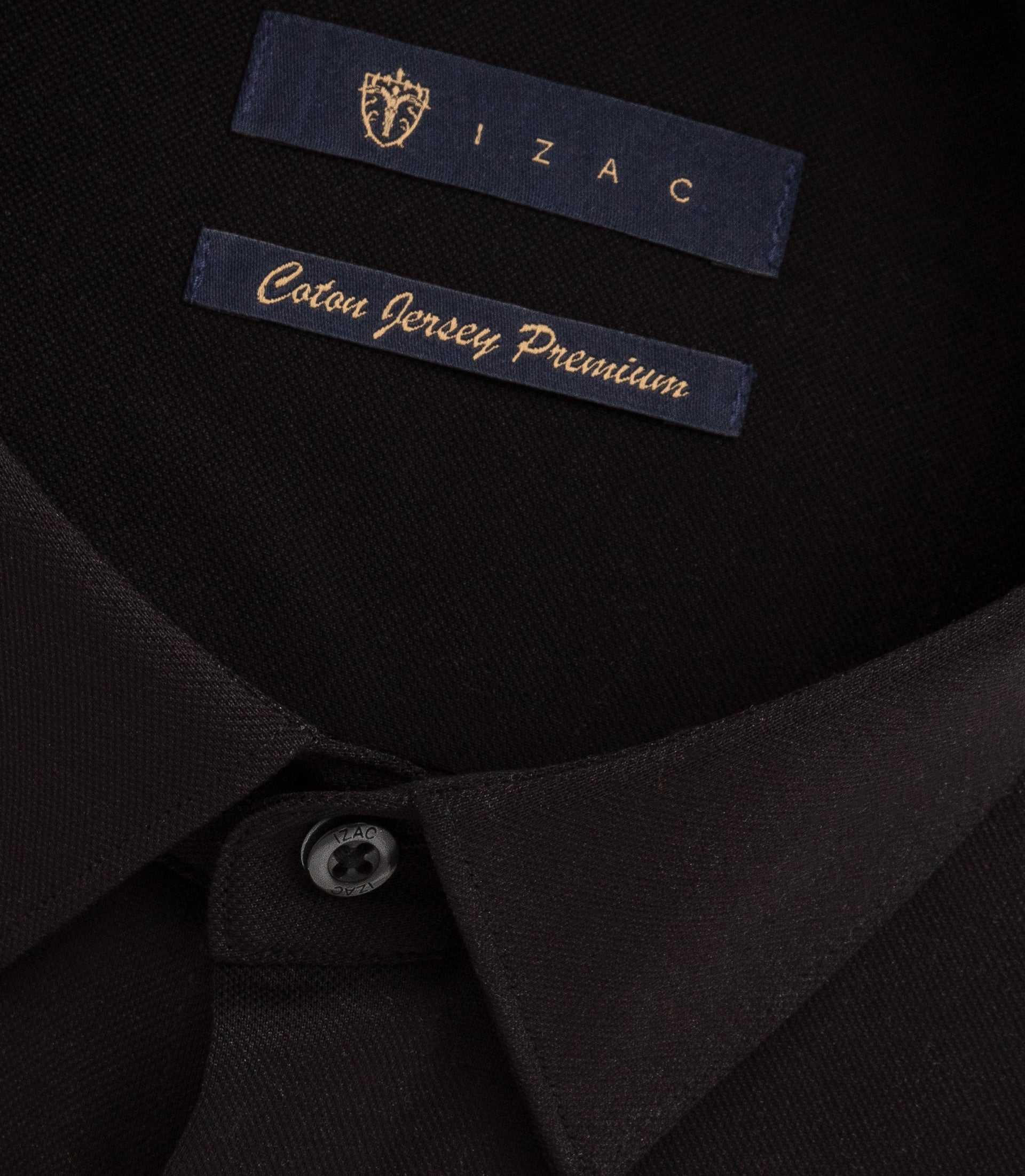 Chemise en jersey de coton noir PYLAN - Image 2