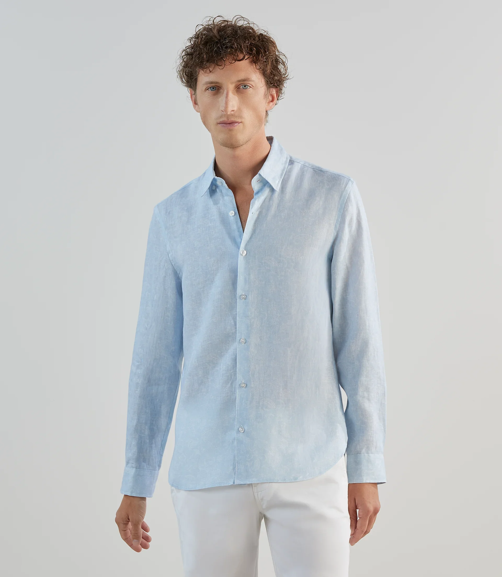 Chemise casual ciel