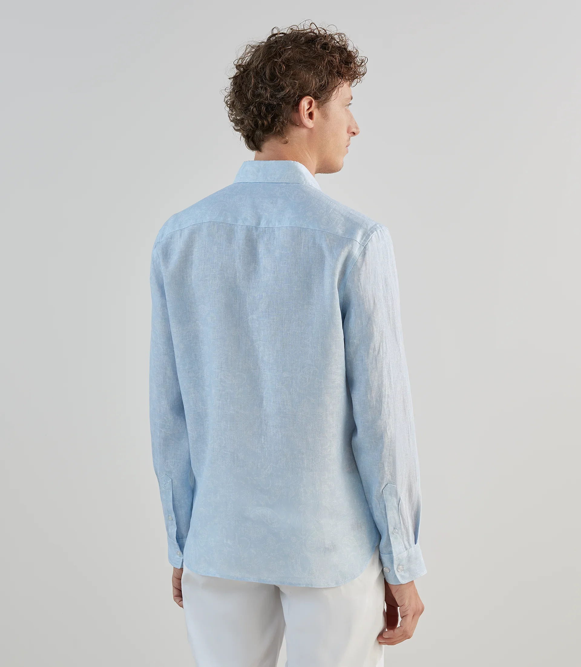 Chemise casual ciel - Image 3