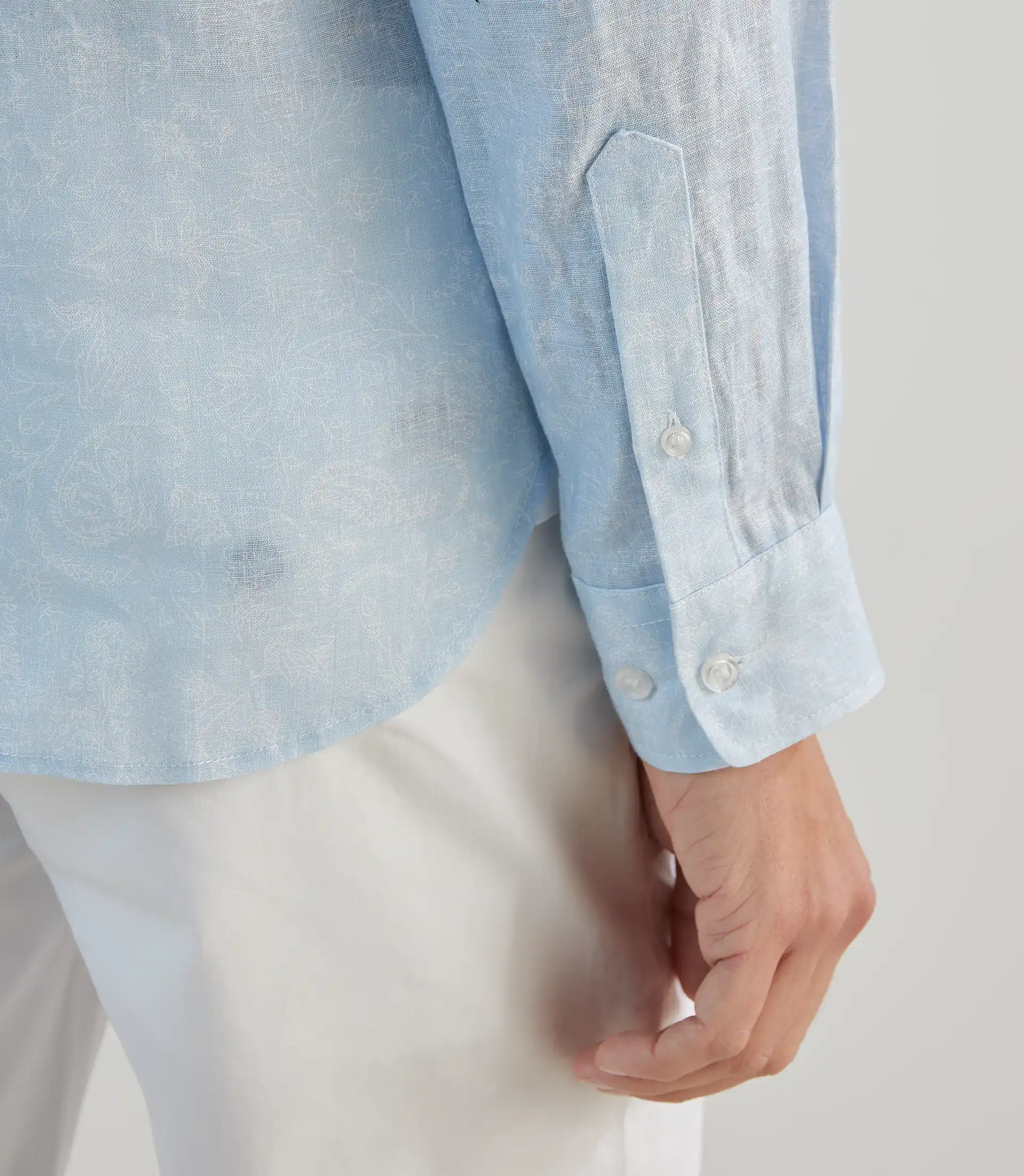 Chemise casual ciel - Image 4