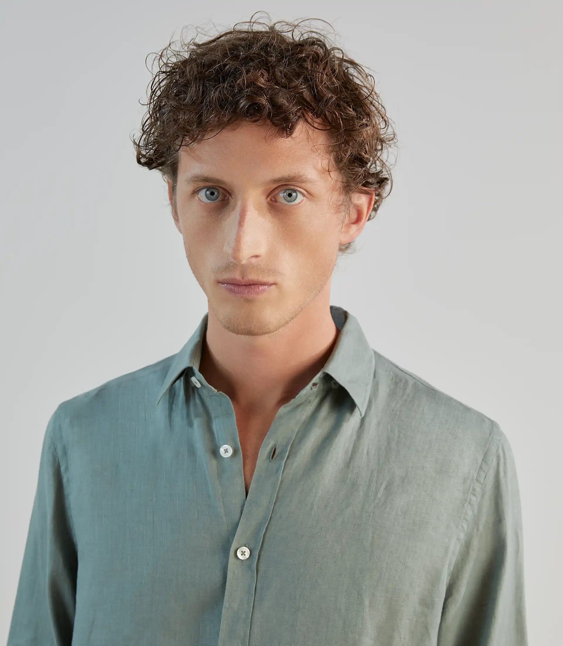 Chemise 100% lin lichen - Image 3