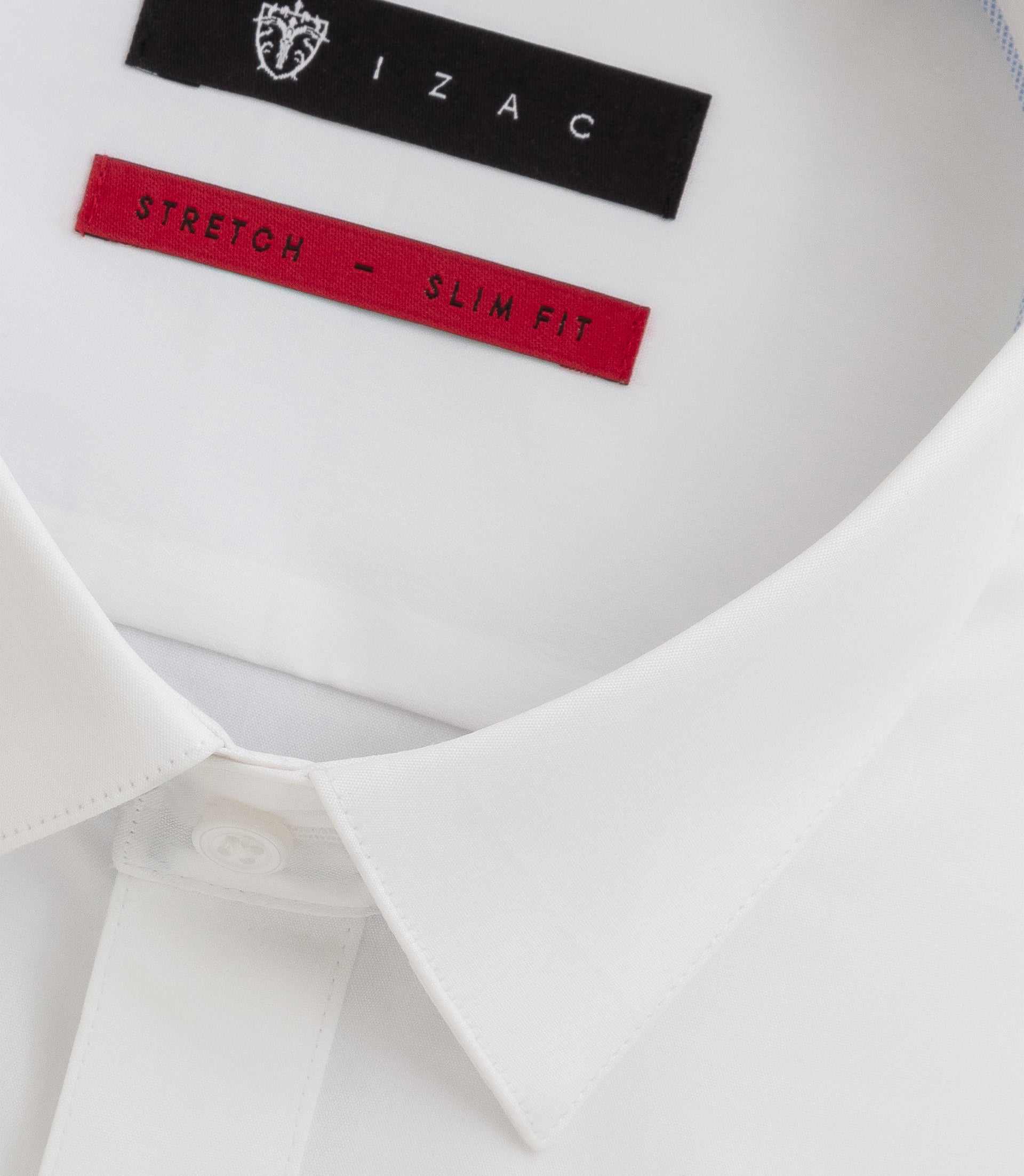 Chemise en popeline stretch blanche MALTE2 - Image 2
