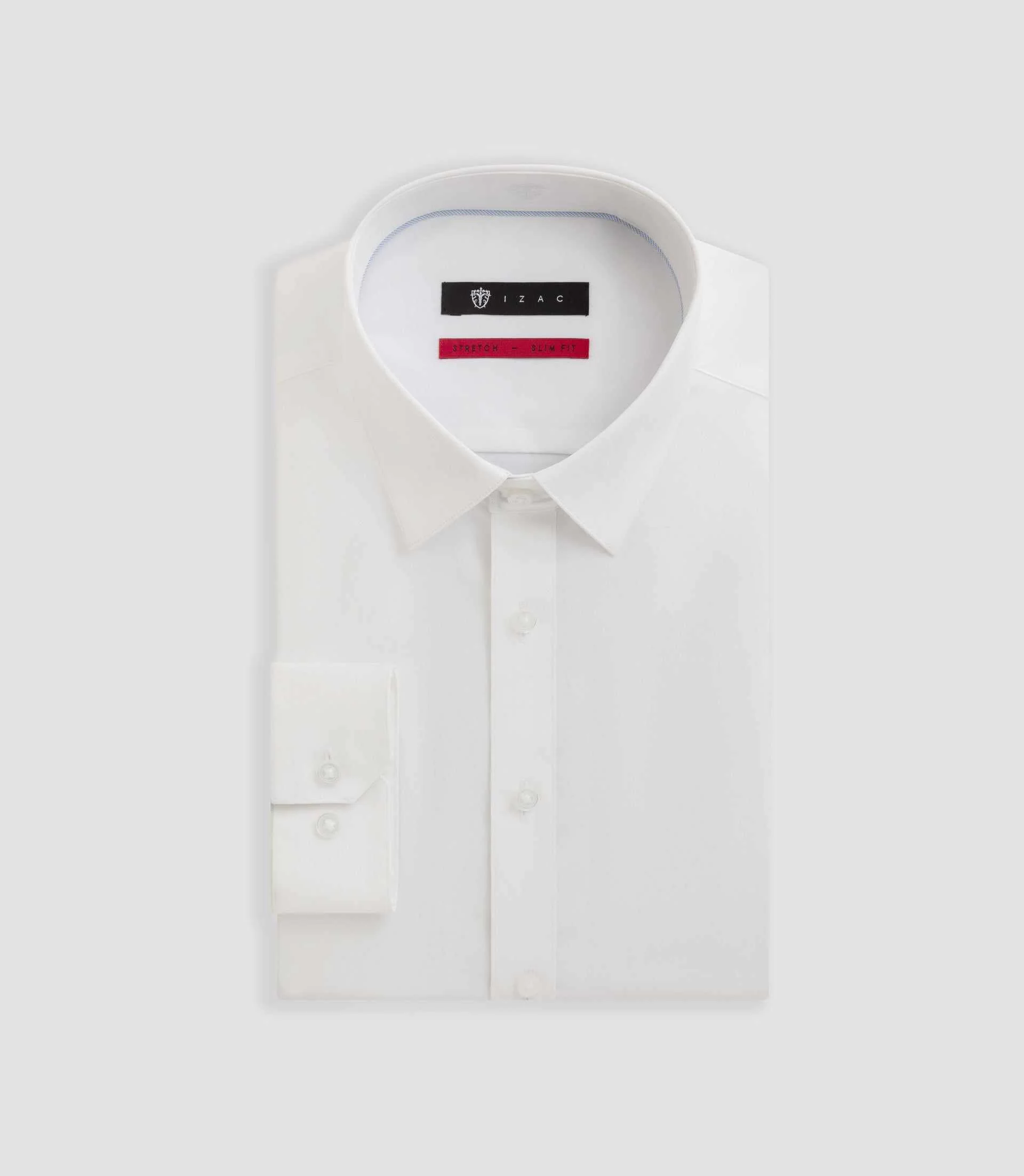 Chemise en popeline stretch blanche MALTE2 - Image 3