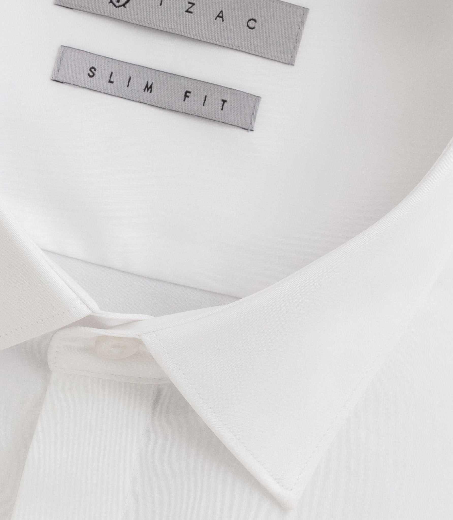 Chemise en satin de coton blanc SATINCACHE - Image 2