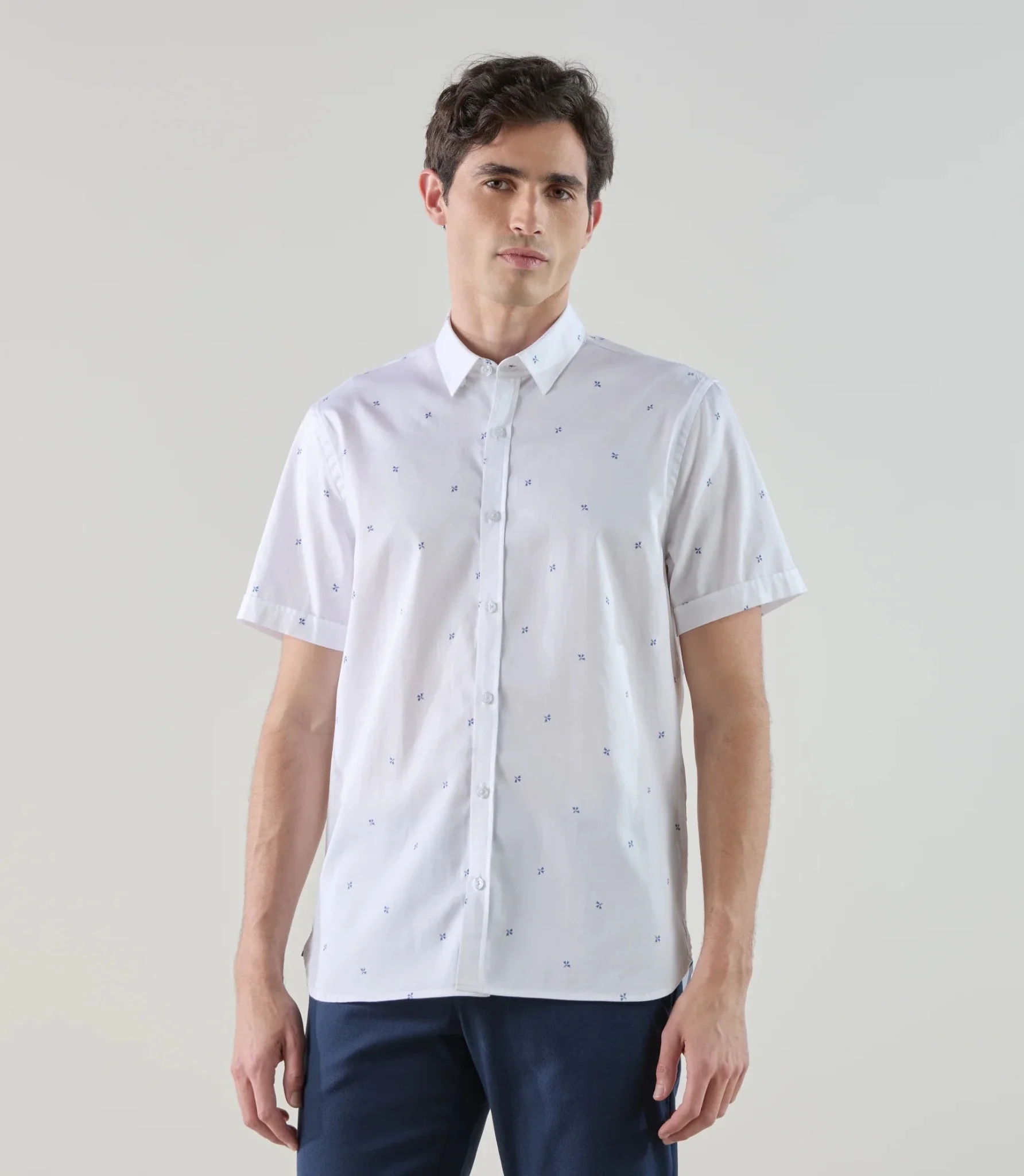Chemise fantaisie blanche