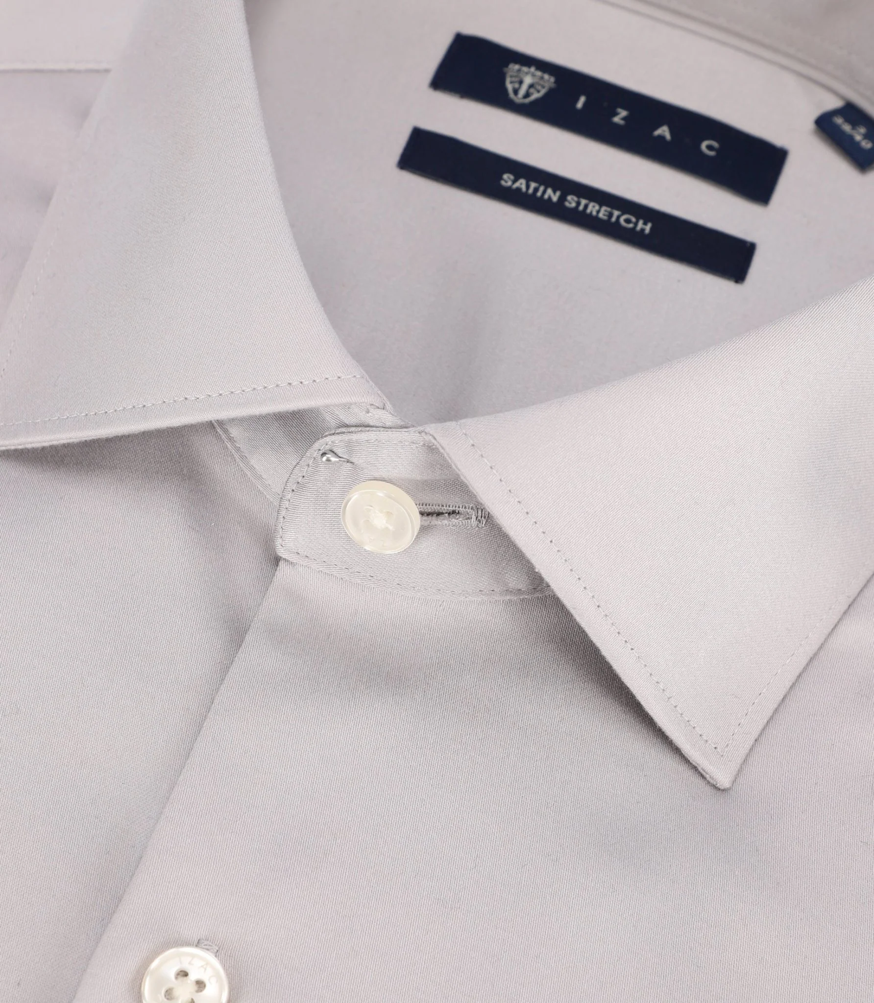 Chemise ville ajustée grise - Image 2