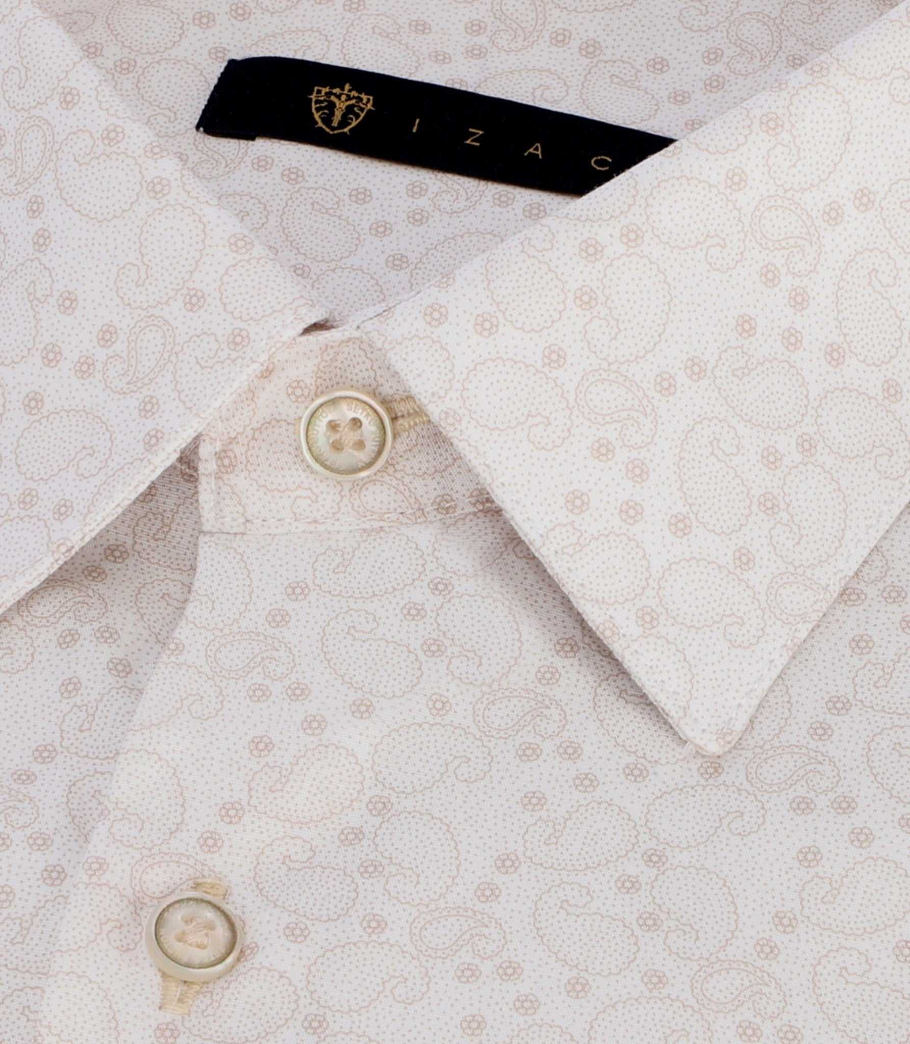 Chemise à imprimé beige PAQUITO - Image 2