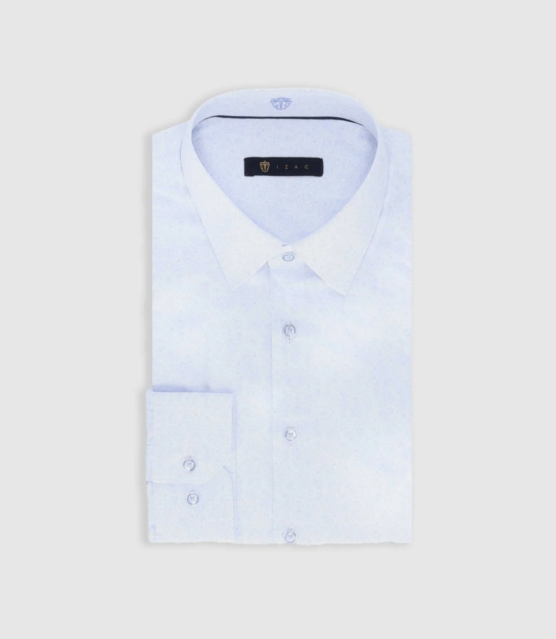 Chemise à imprimé Paisley ciel PAQUITO