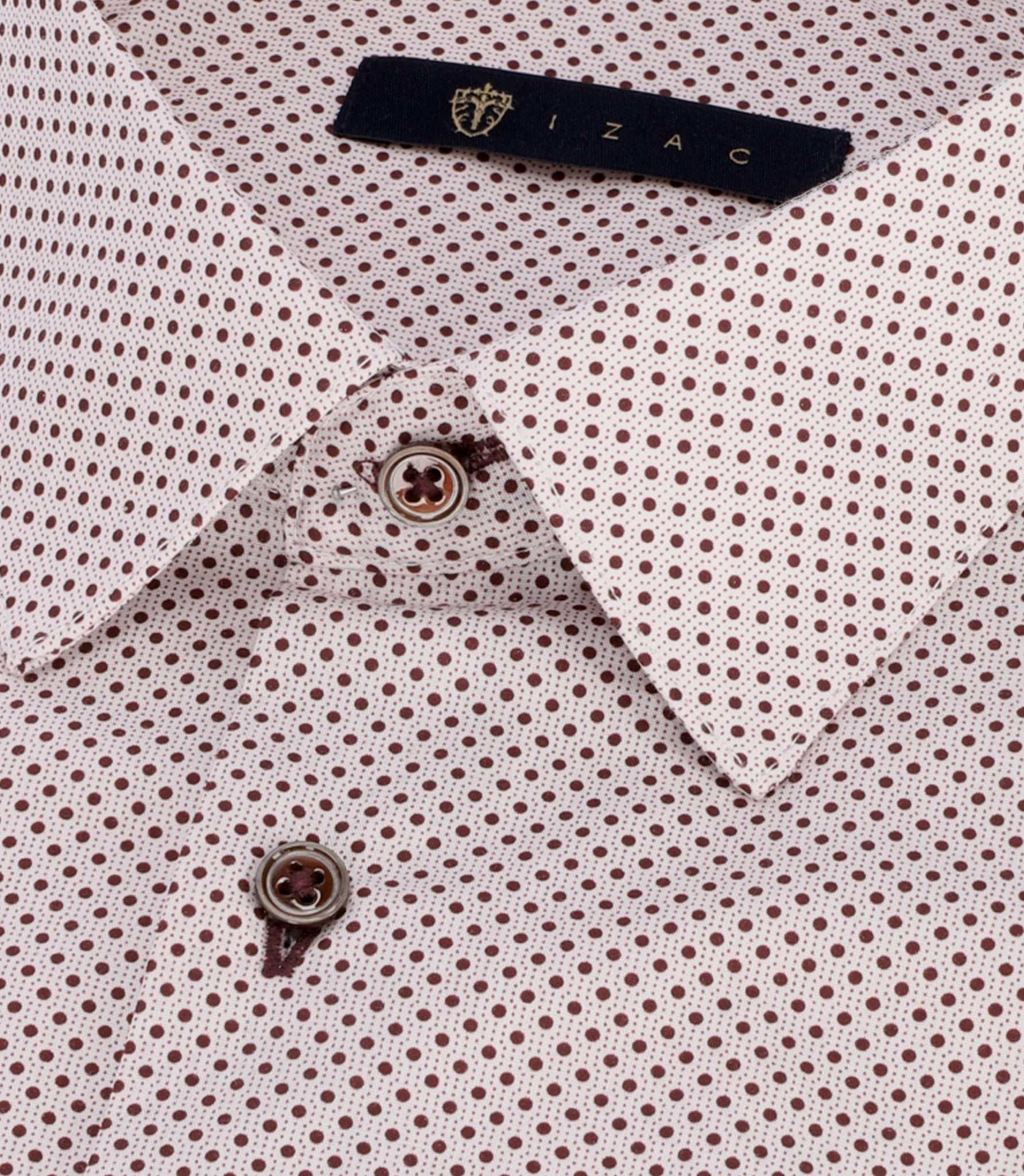 Chemise à imprimé pois bordeaux PARKER - Image 2