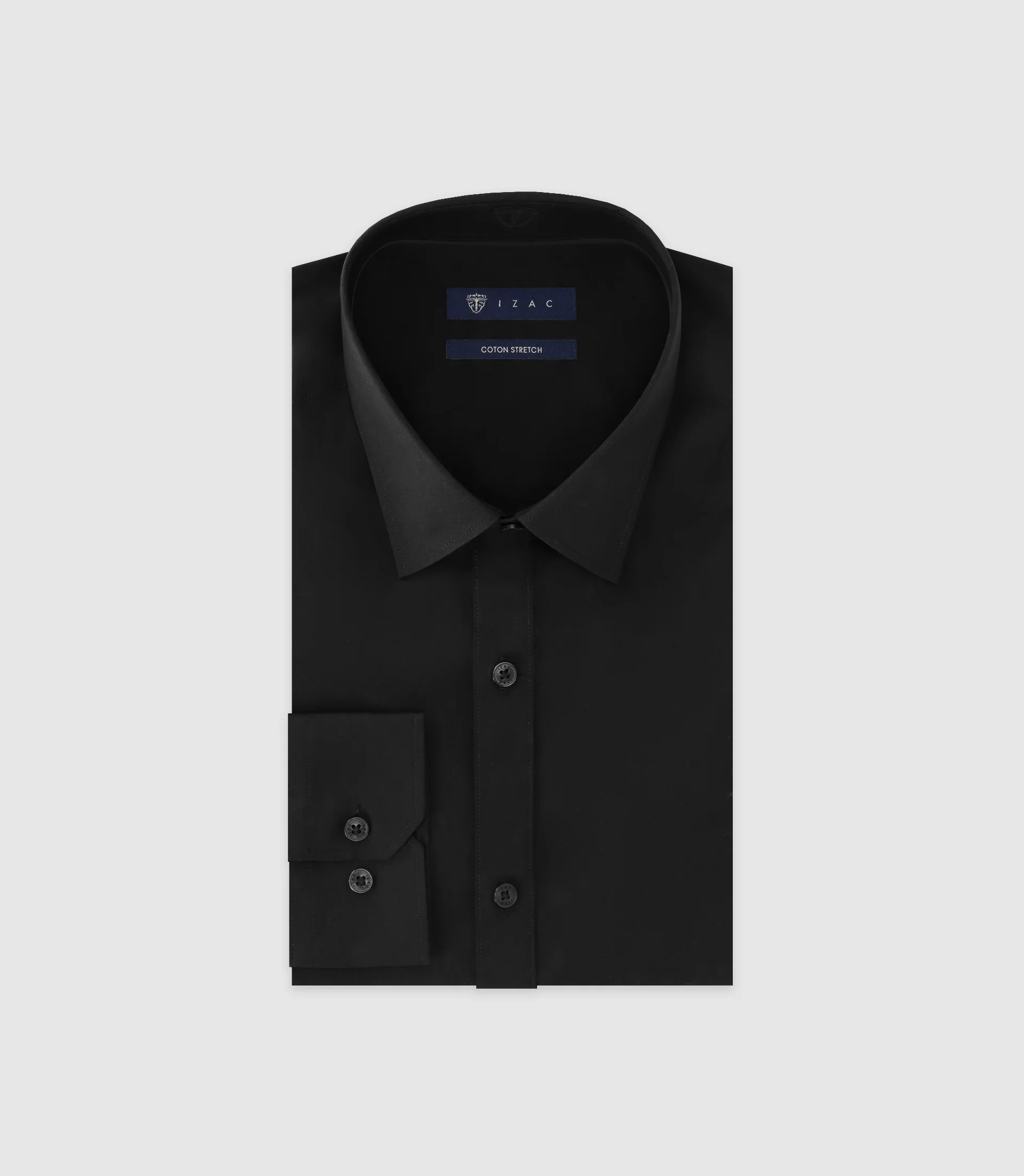 Chemise unie noire