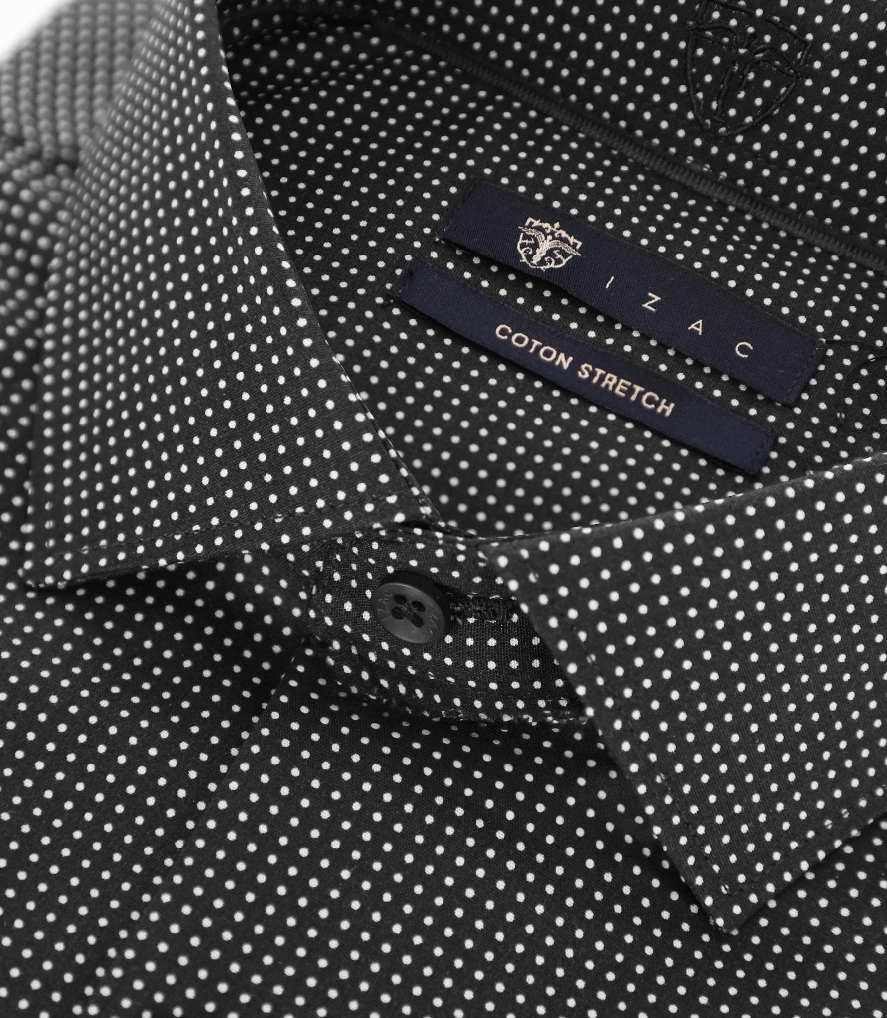 Chemise à pois noire - Image 2