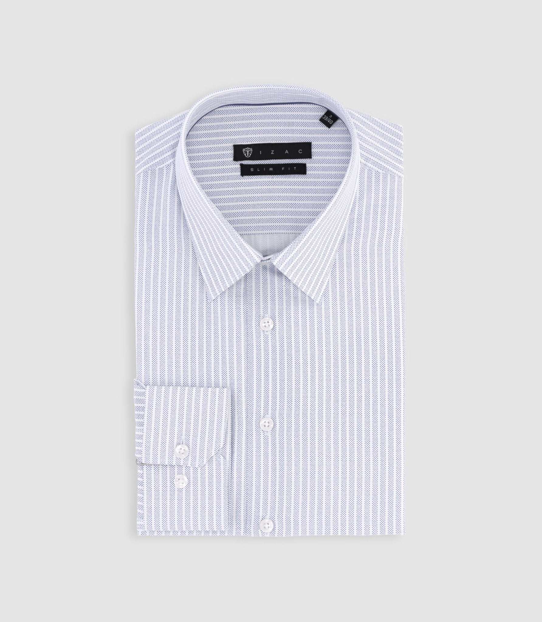 Chemise à rayures marine PALY