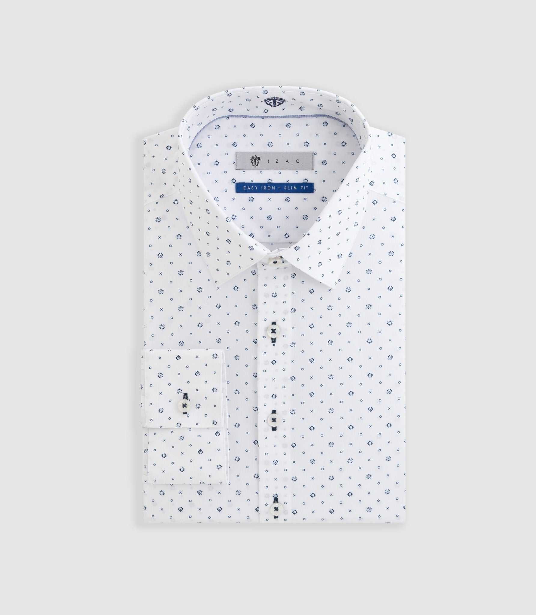 Chemise repassage facile blanche "Dolan"