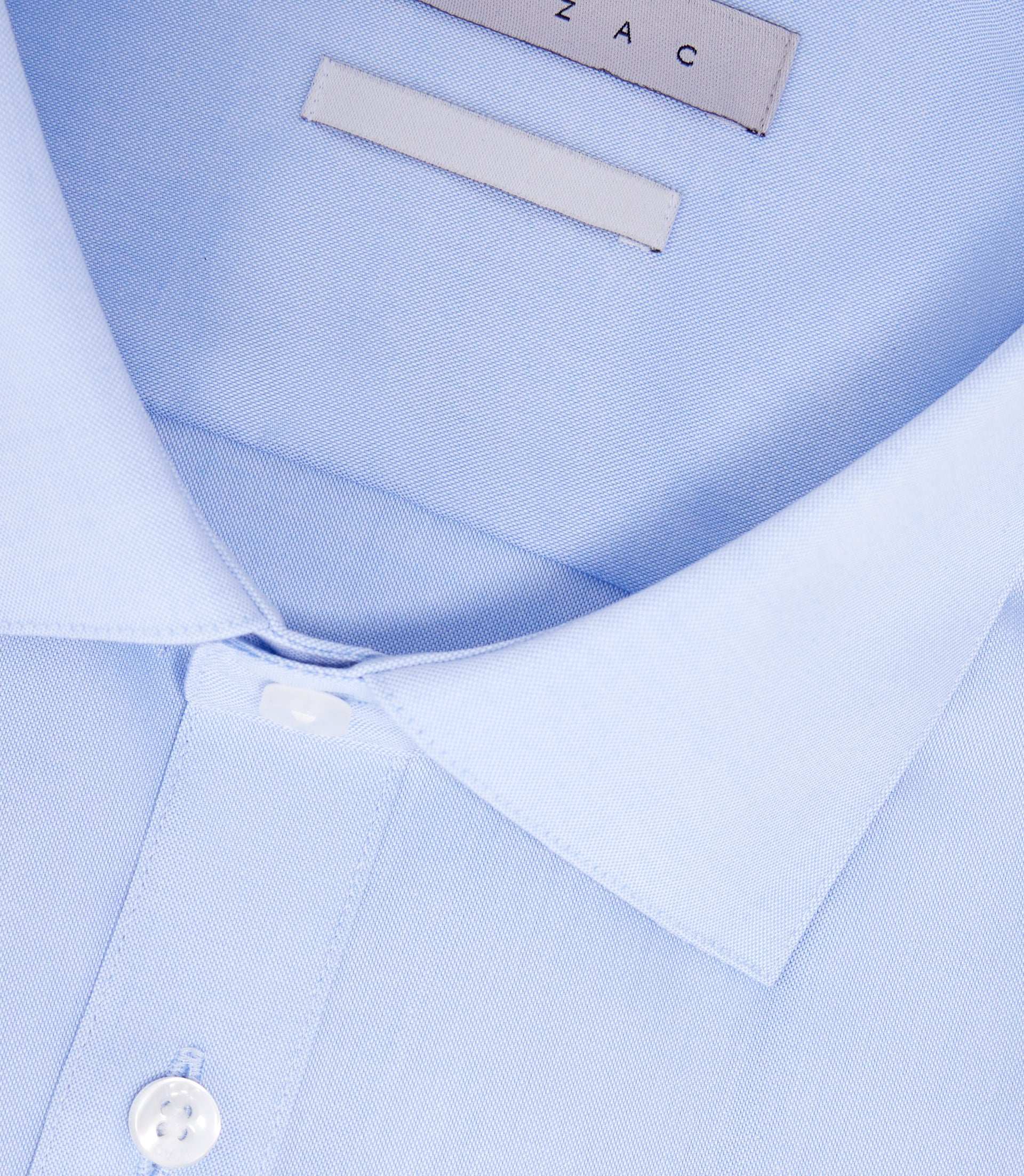 Chemise repassage facile bleu ciel "Merlin" - Image 3