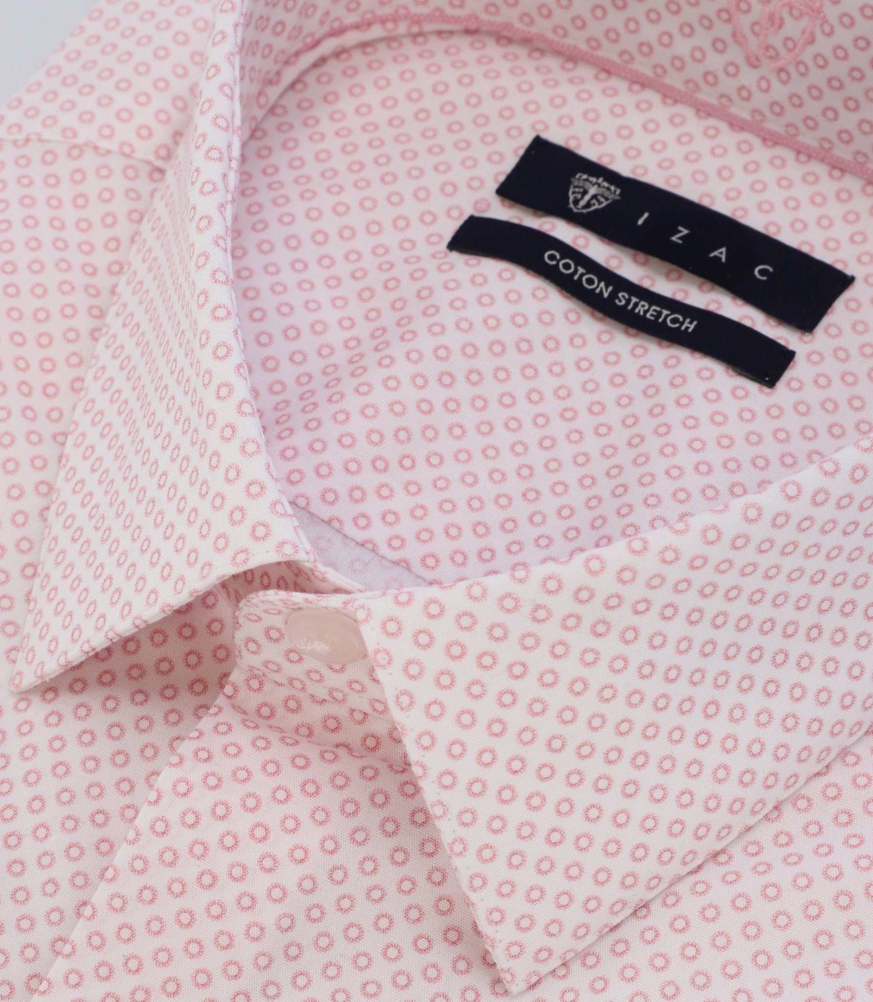 Chemise imprimée avec broderie rose - Image 2