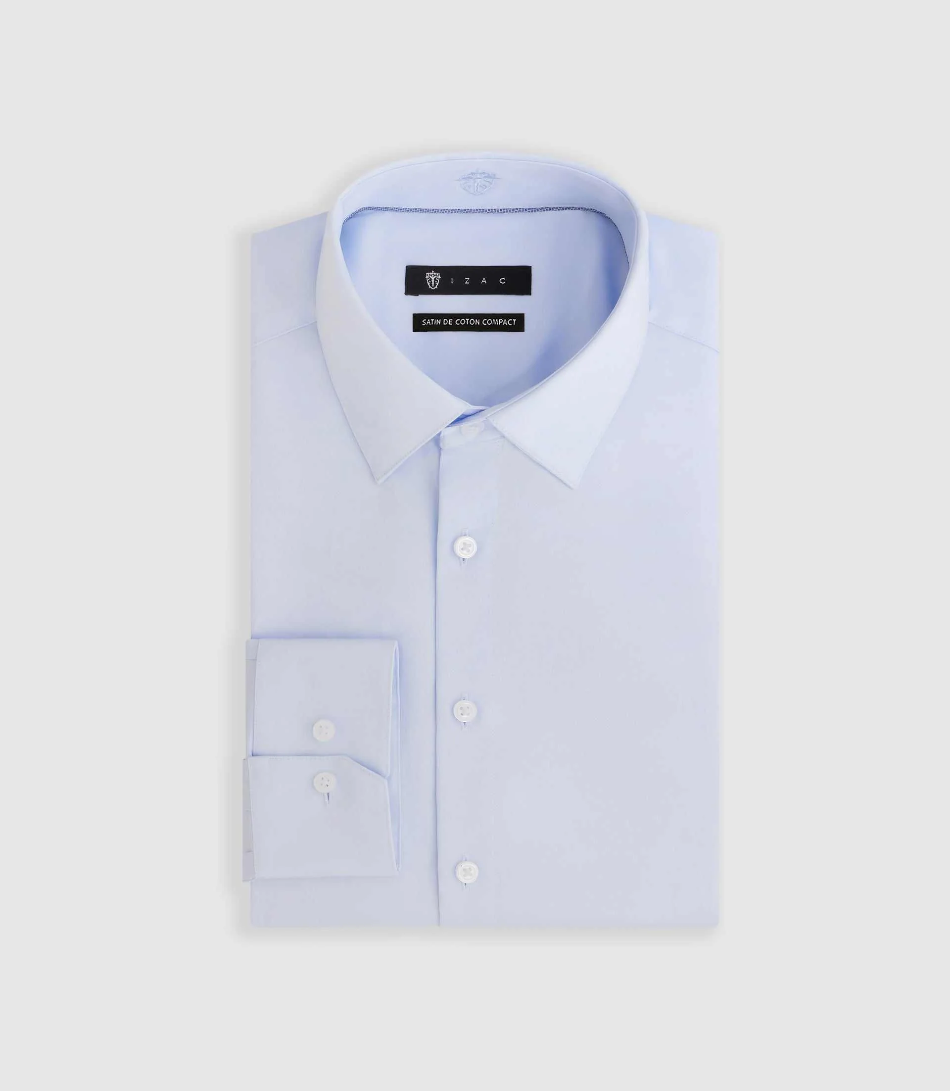 Chemise satin slim ciel "Satinslim" - Image 3