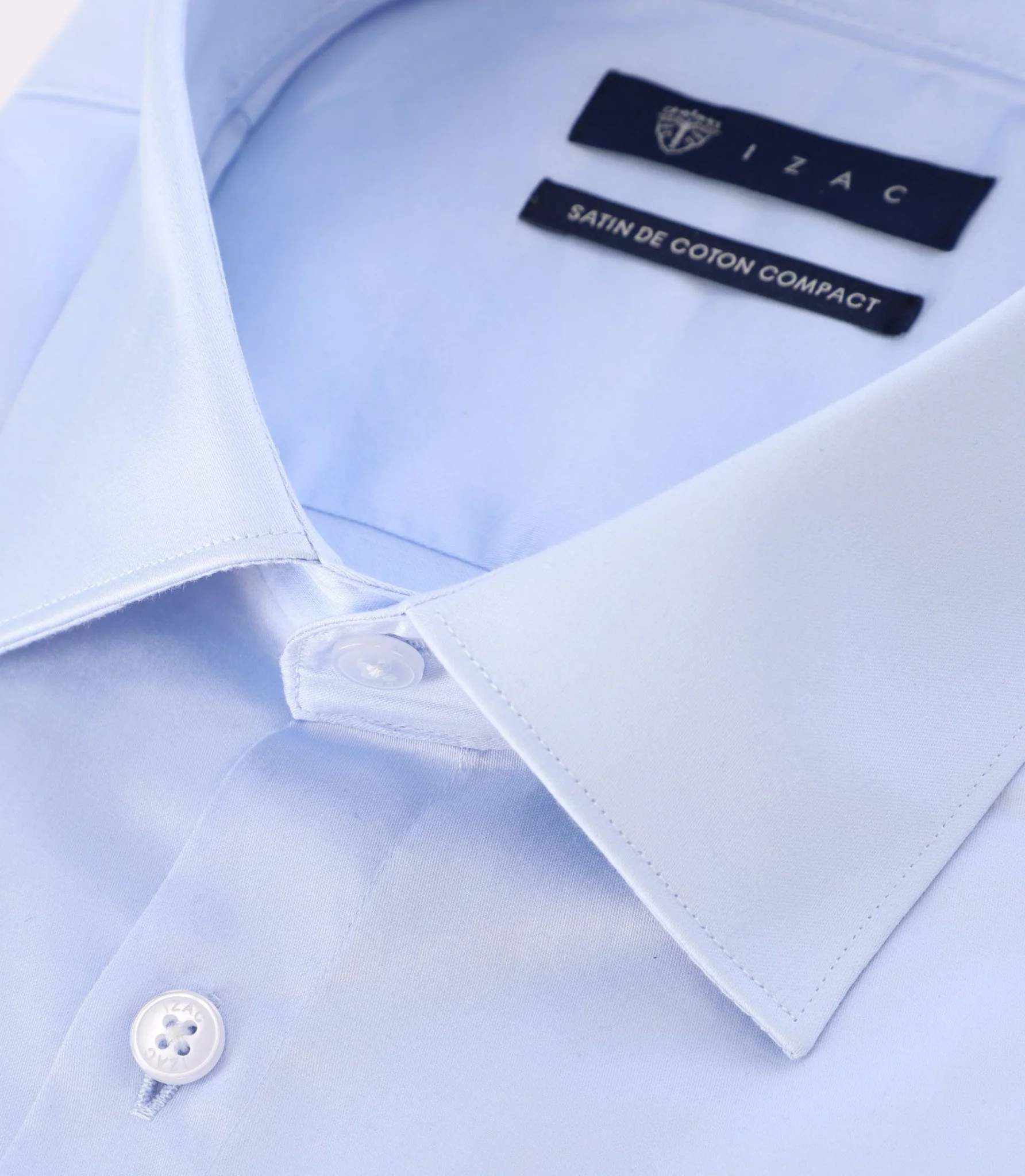 Chemise slim en satin de coton CIEL - Image 2