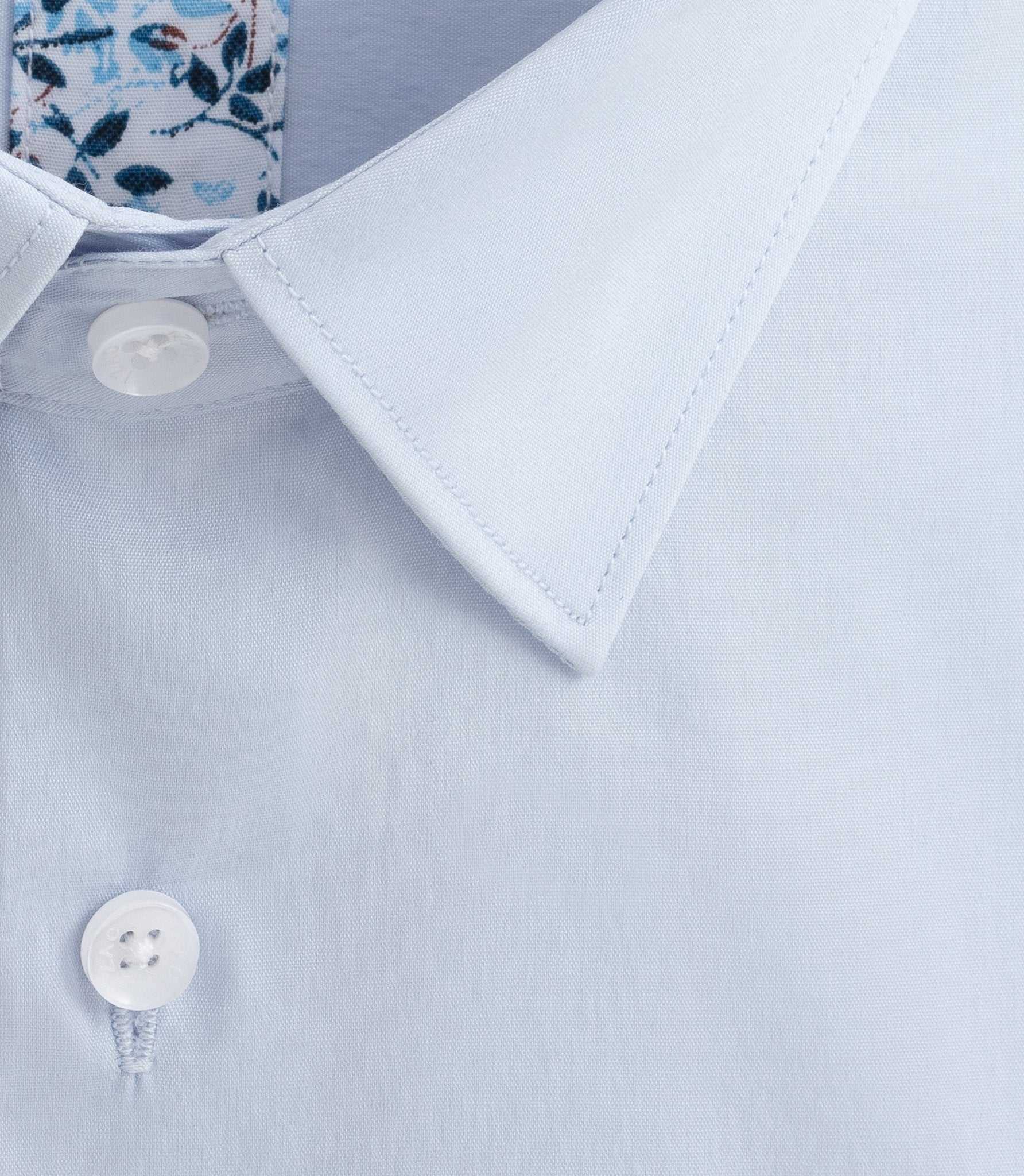 Chemise unie fantaisie ciel "Dani" - Image 4