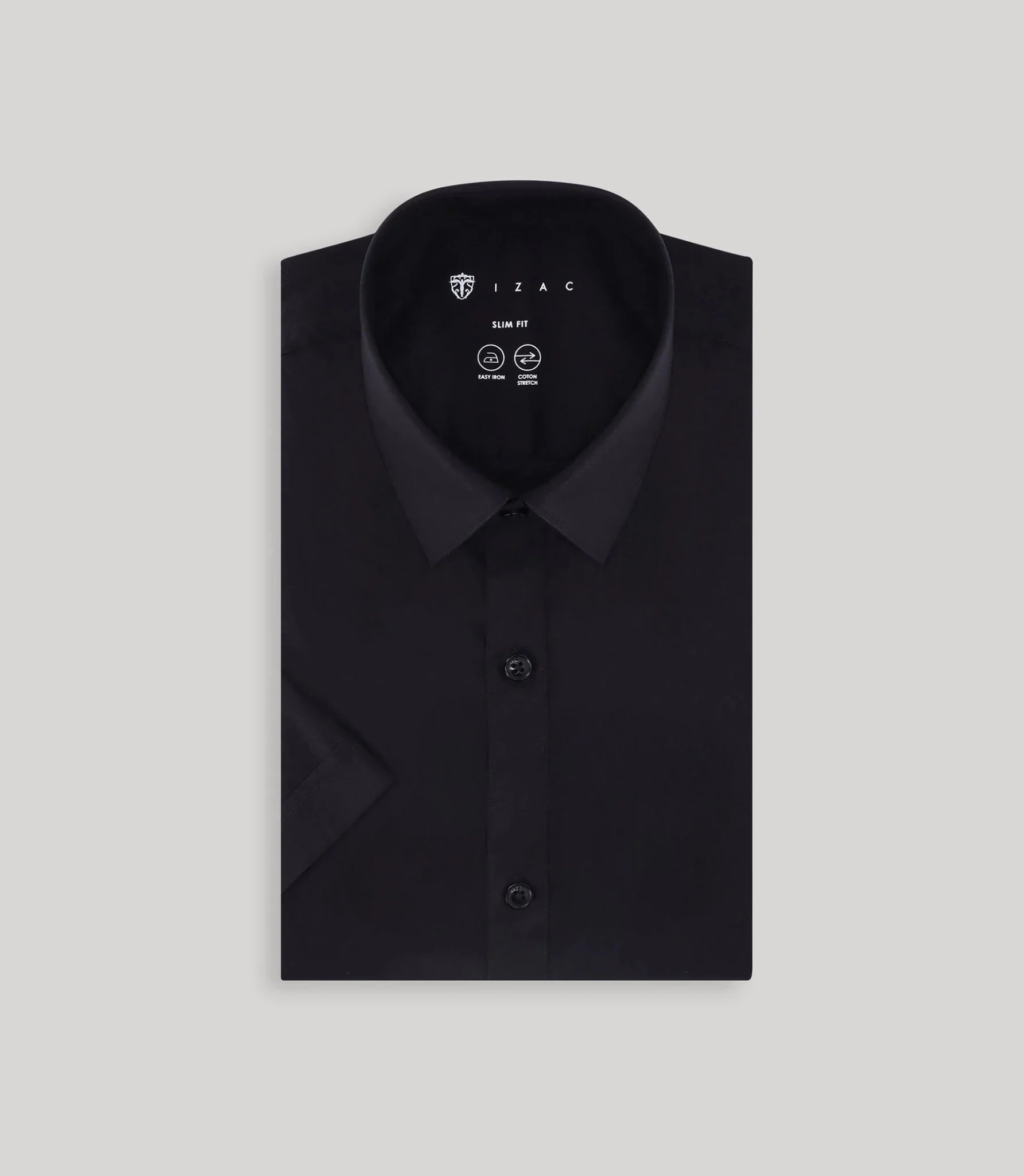 Chemise ville unie noire