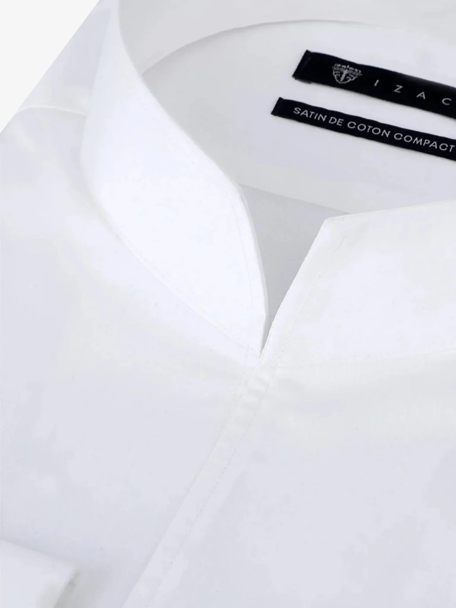 Chemise col philosophe blanche - Image 2