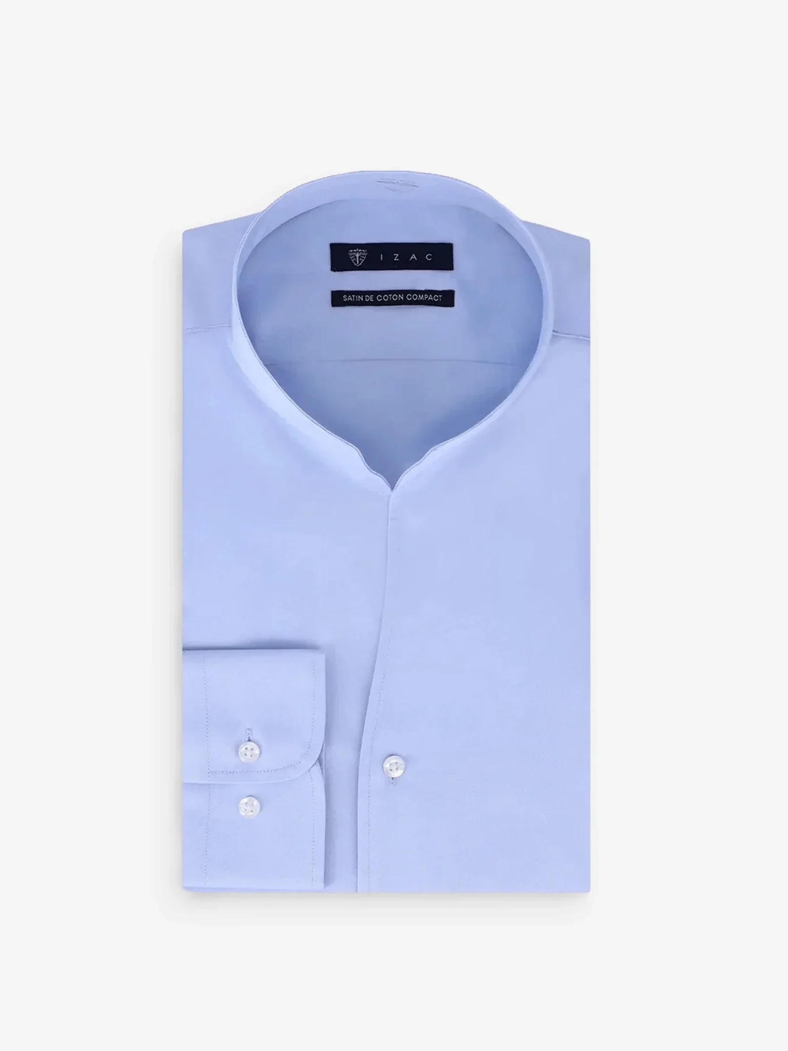 Chemise col philosophe ciel