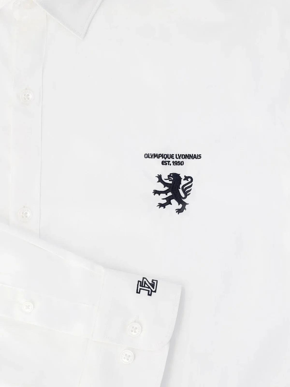 Chemise ville en coton blanc - Image 4
