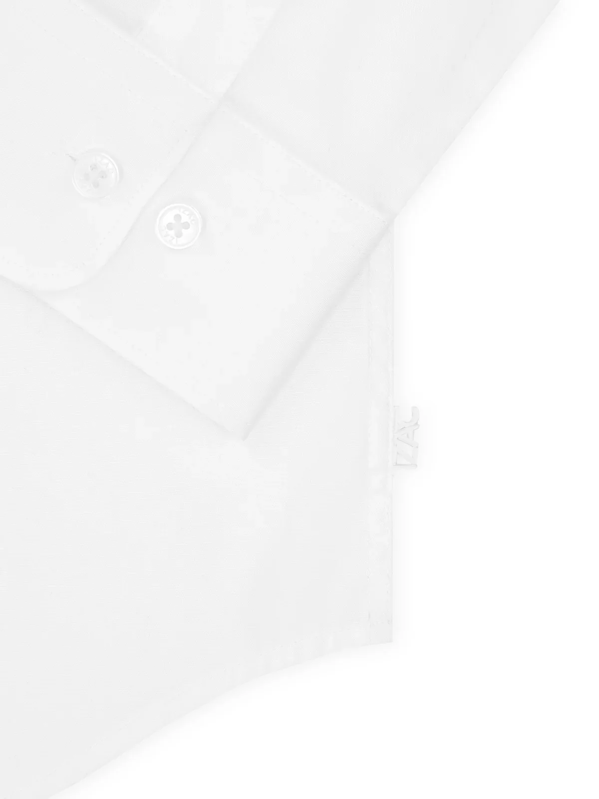 Chemise ville en coton blanc - Image 5