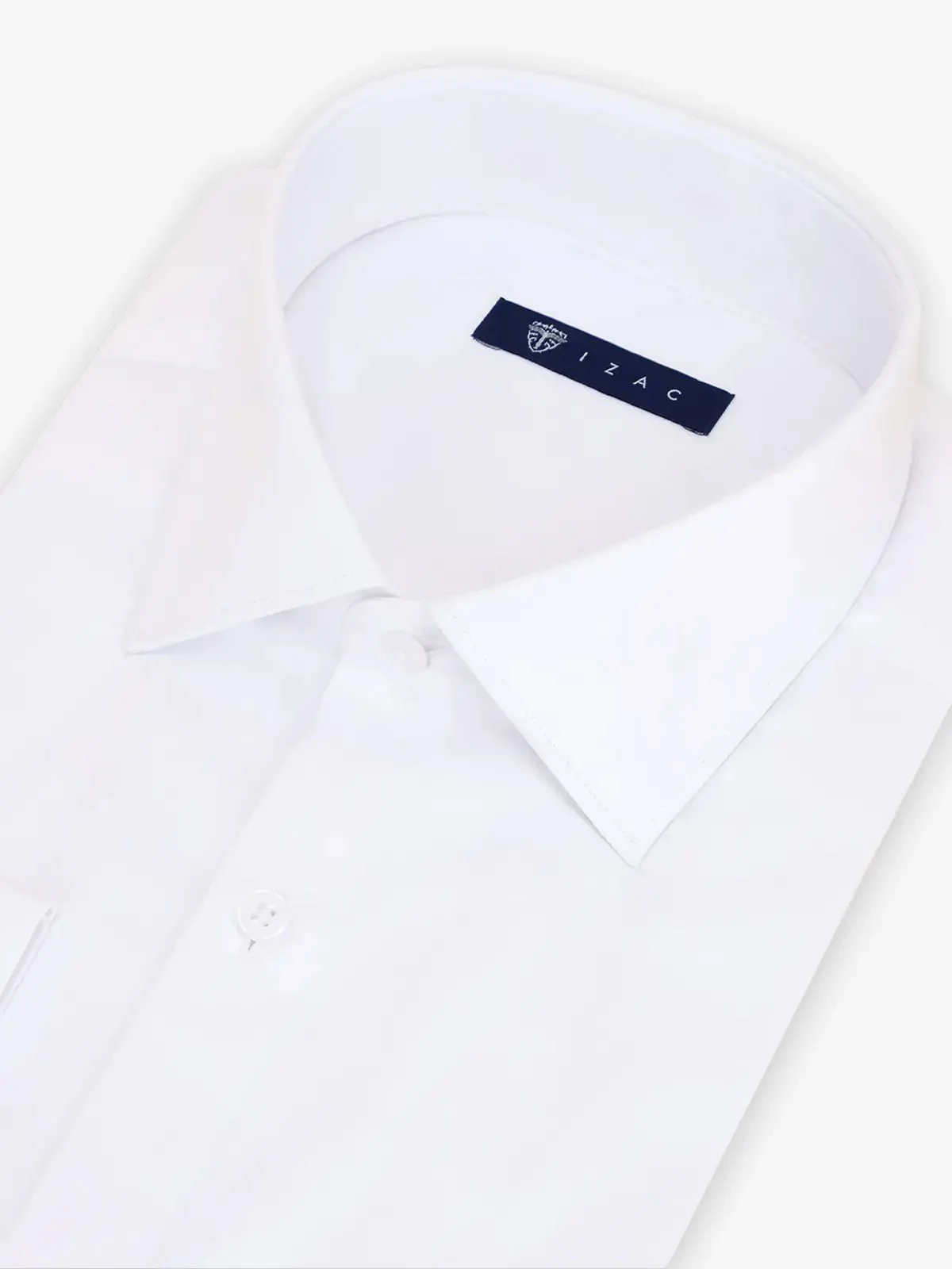 Chemise ville en satin blanche - Image 2