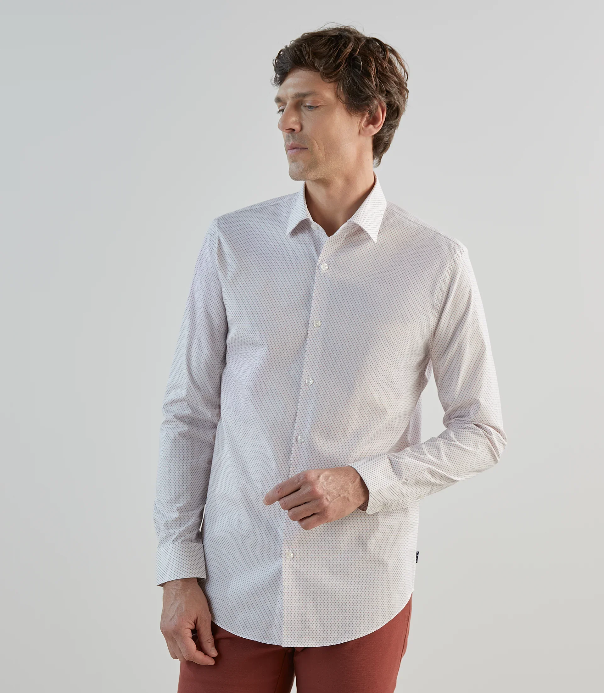 Chemise fantaisie blanche