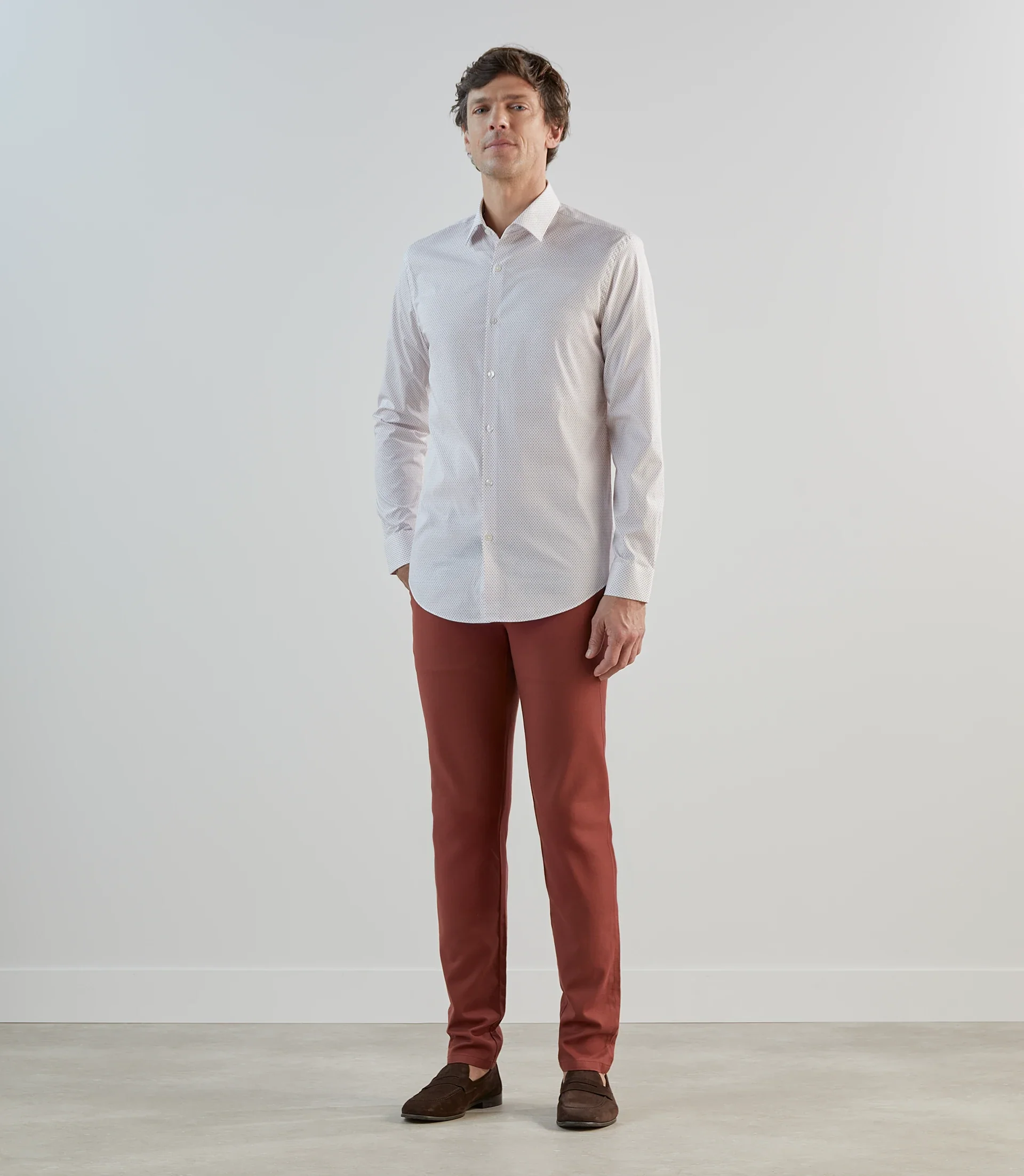 Chemise fantaisie blanche - Image 3