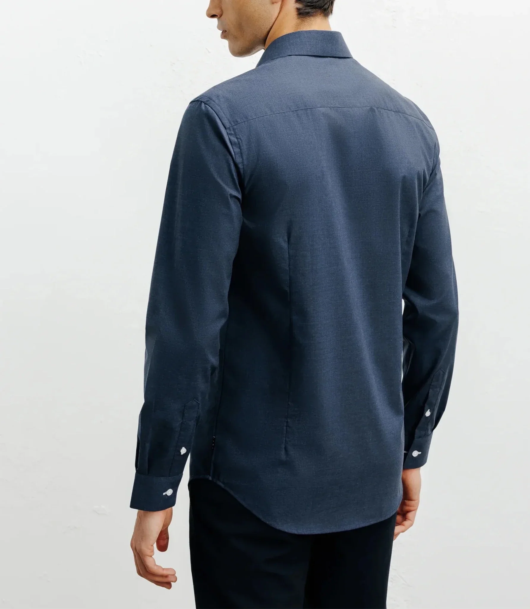 Chemise ville imprimée marine - Image 4