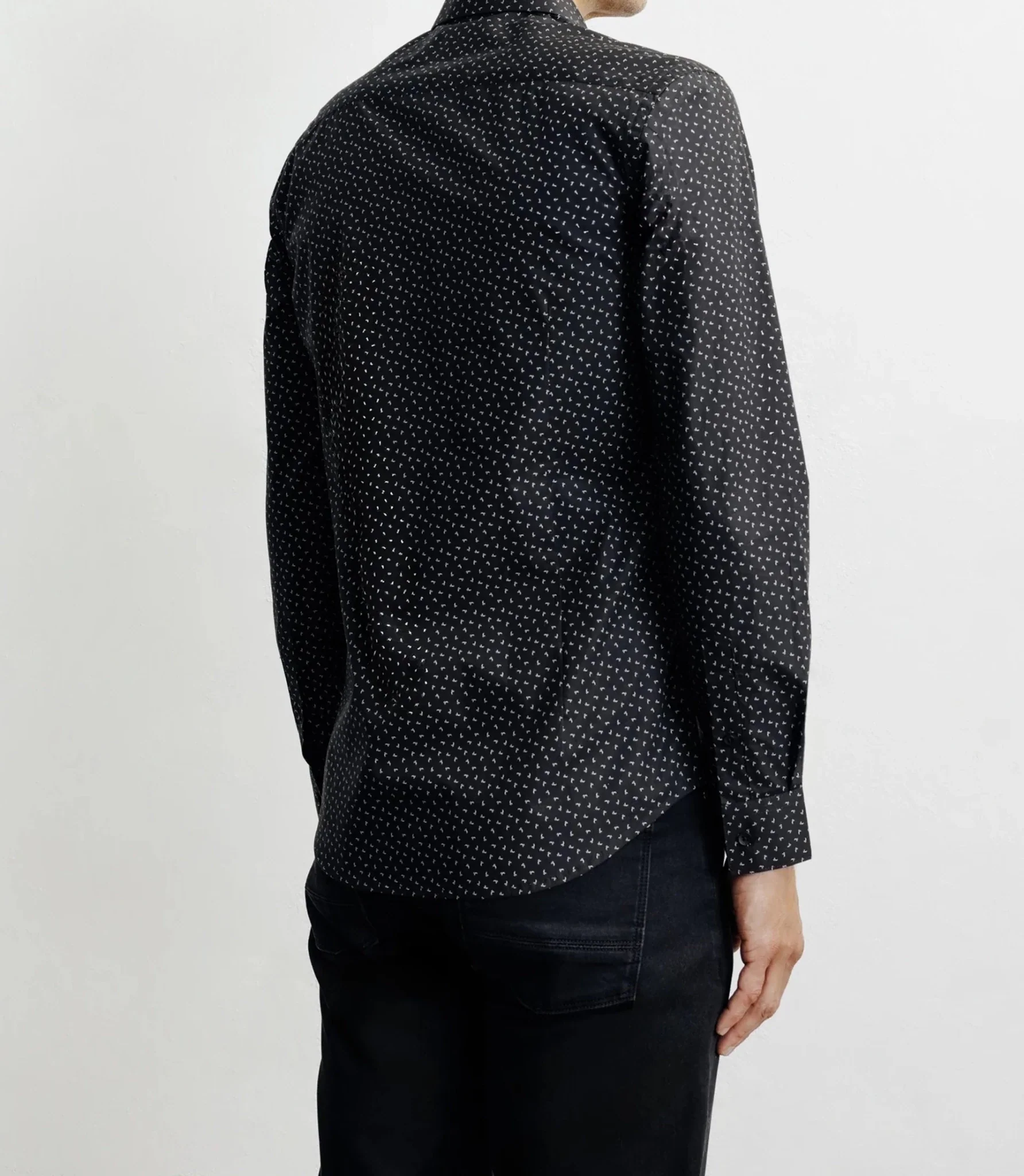 Chemise ville imprimée noire - Image 4